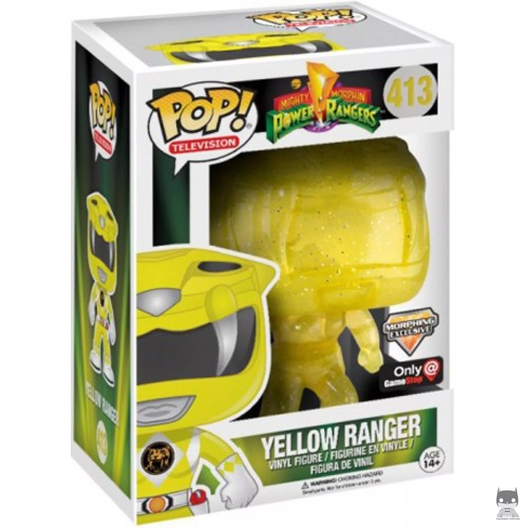 Yellow Ranger (Teleporting) Funko Pop! figure in its box