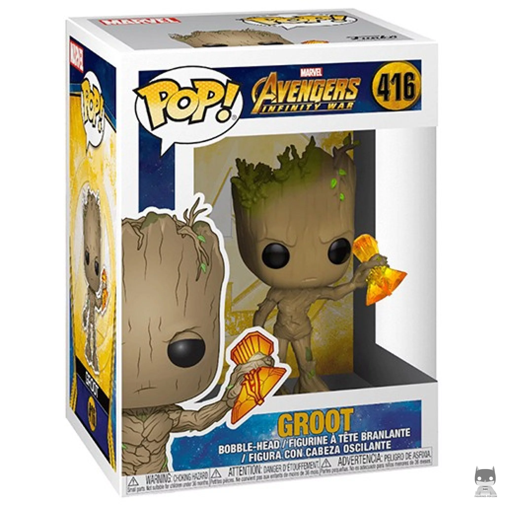 Groot (with Stormbreaker) Funko Pop! figure in its box