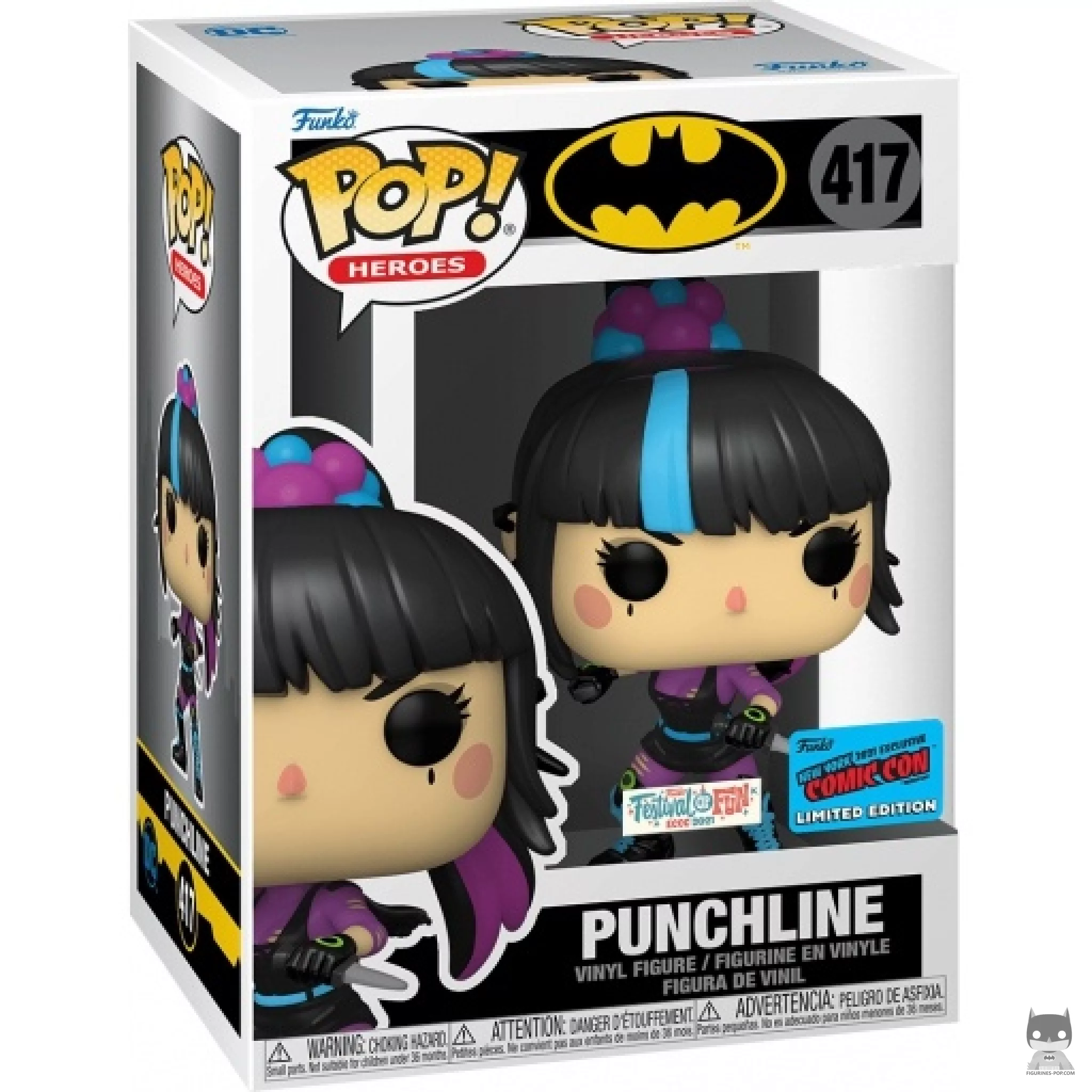 Punchline Funko Pop! figure in its box