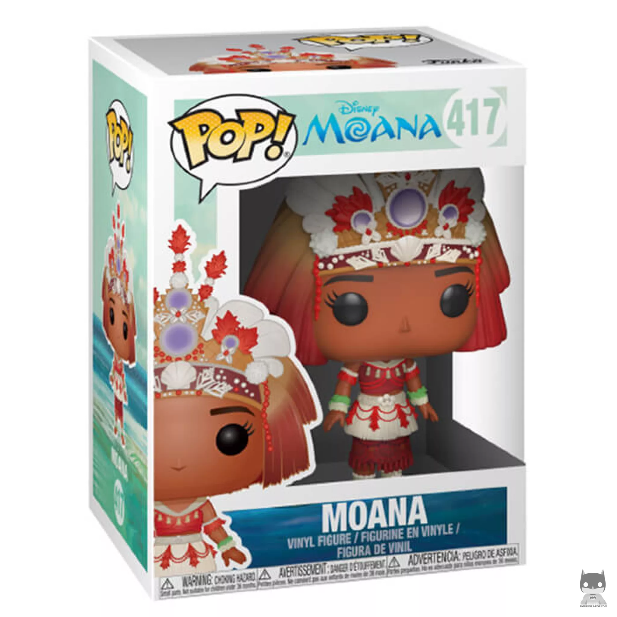 Moana (Ceremony Outfit) Funko Pop! figure in its box