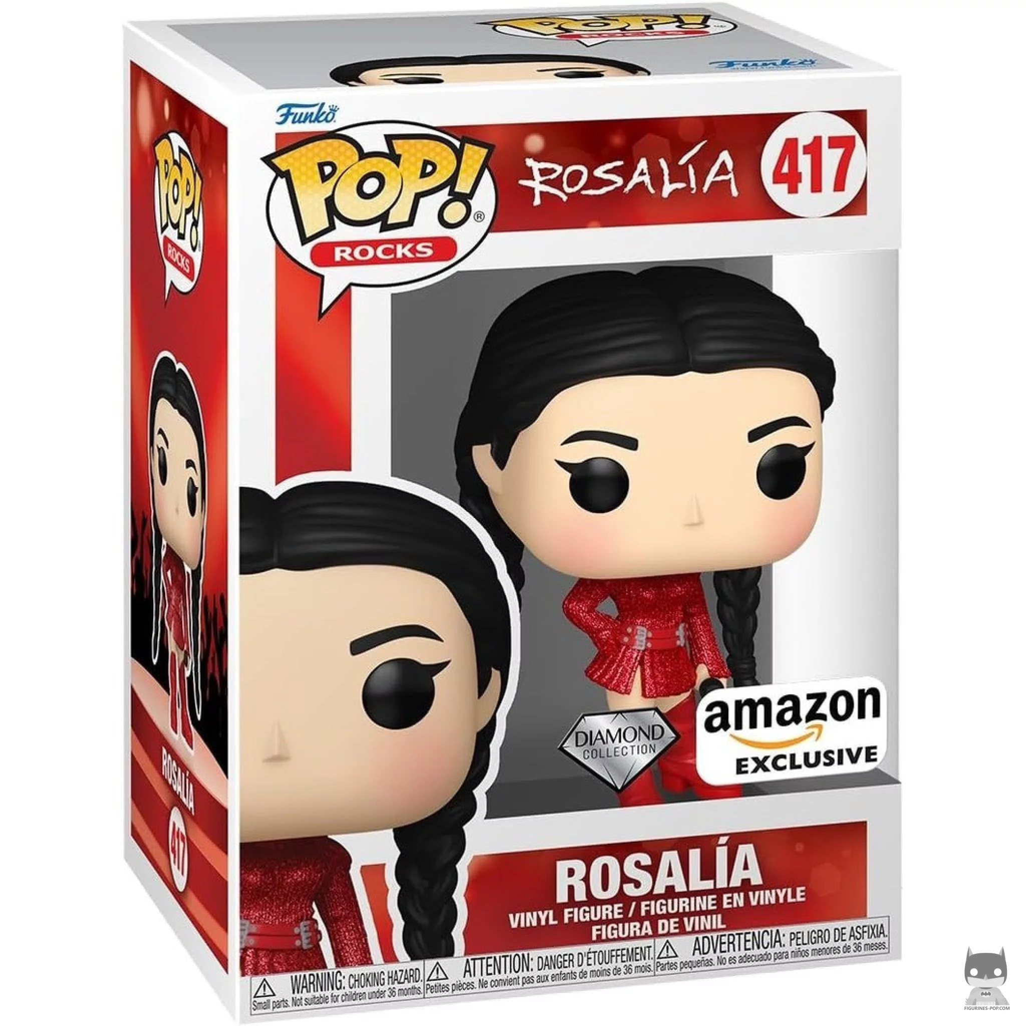 Rosalía Bizcochito (Diamond Glitter) Funko Pop! figure in its box