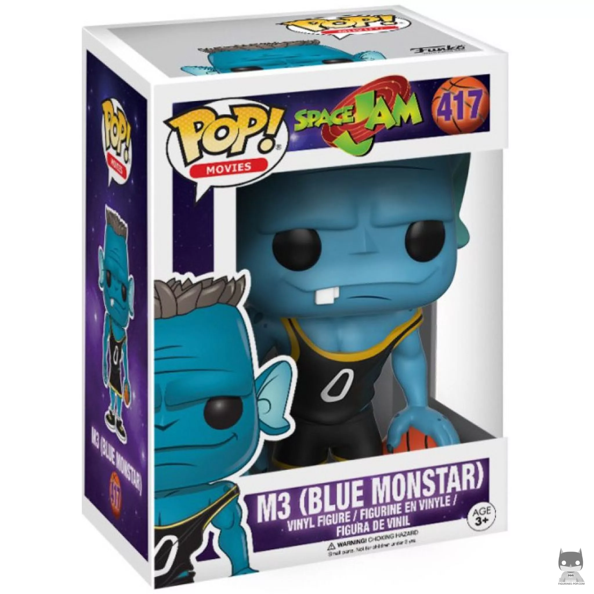 M3 Blue Monstar Funko Pop! figure in its box