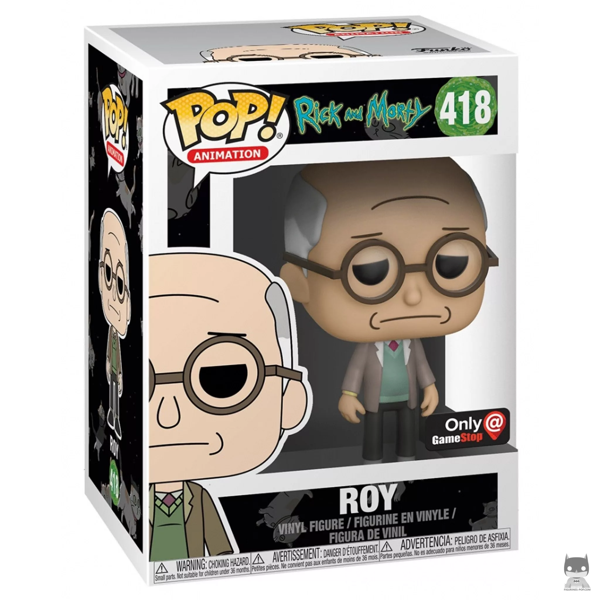 Roy Funko Pop! figure in its box