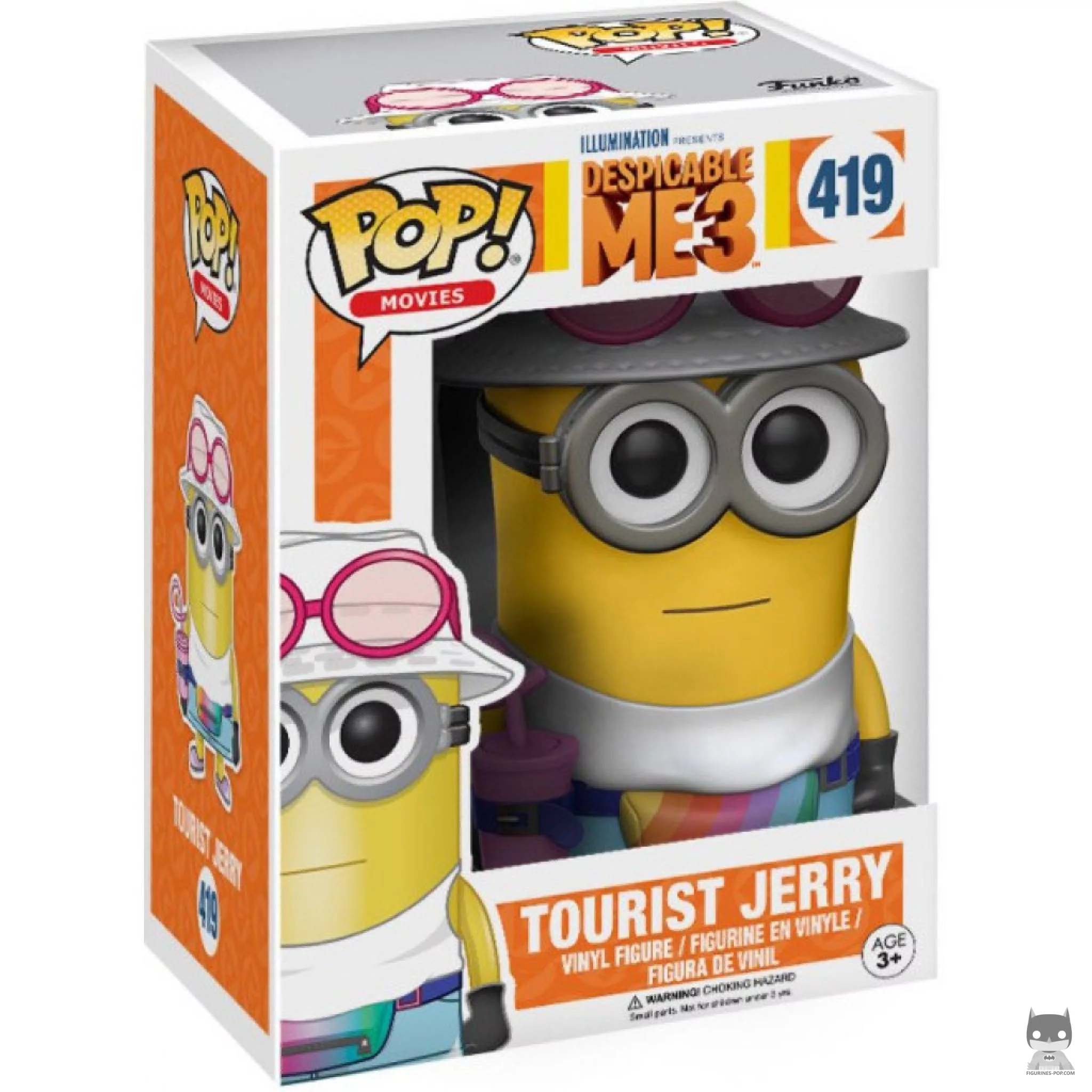 Tourist Jerry Funko Pop! figure in its box