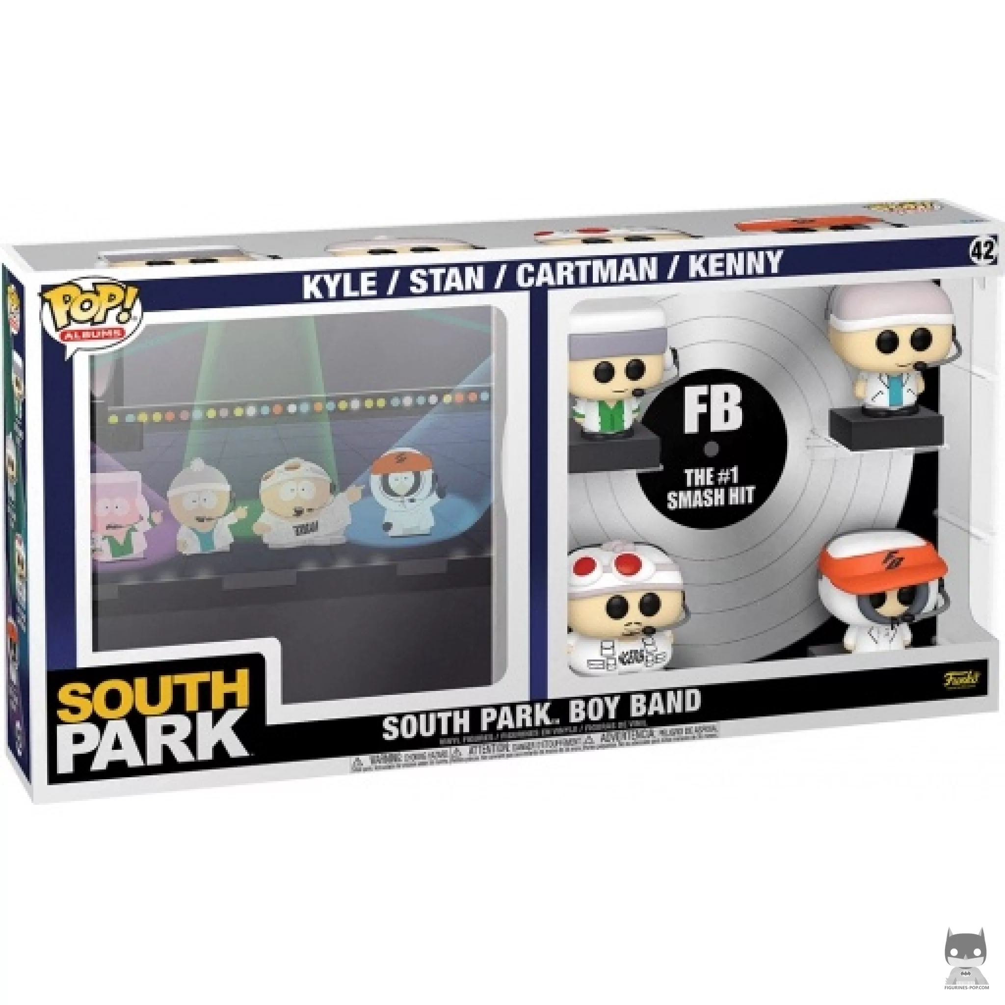 South Park Boy Band (Kyle, Stan, Cartman & Kenny) Funko Pop! figure in its box