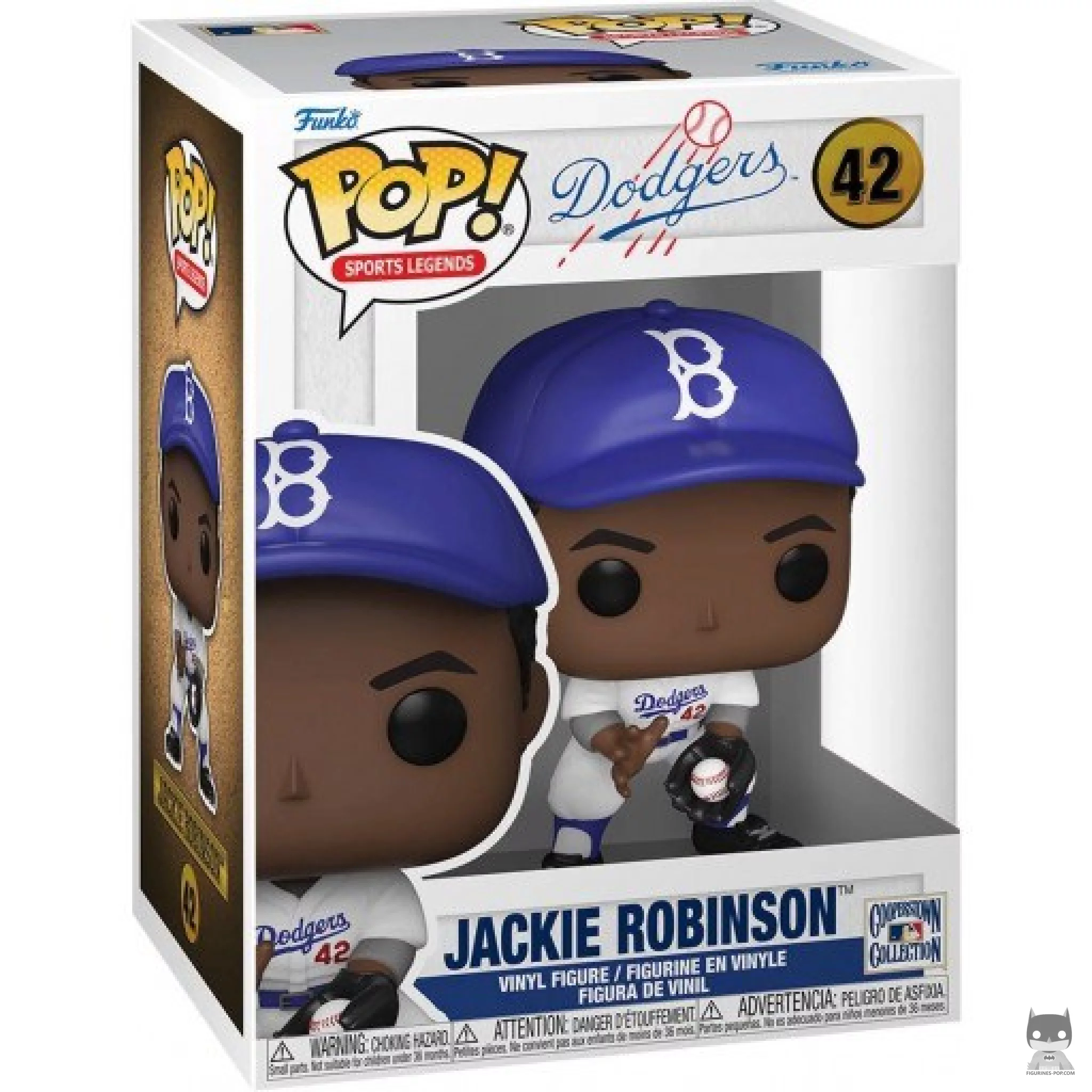 Jackie Robinson Funko Pop! figure in its box
