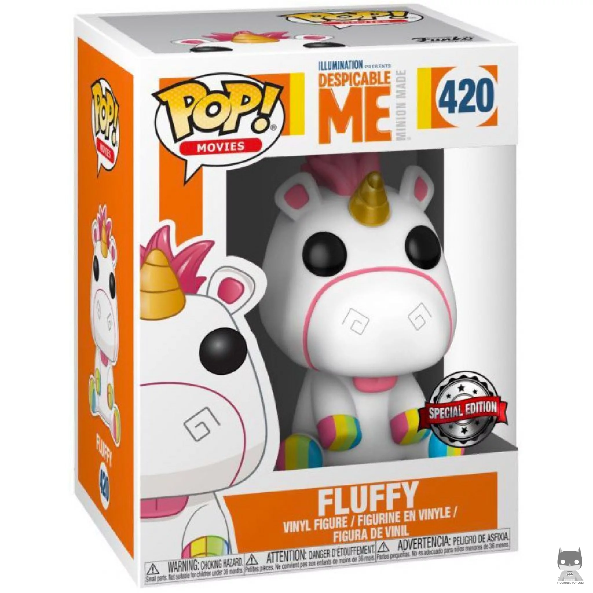 Fluffy Rainbow Hooves Funko Pop! figure in its box
