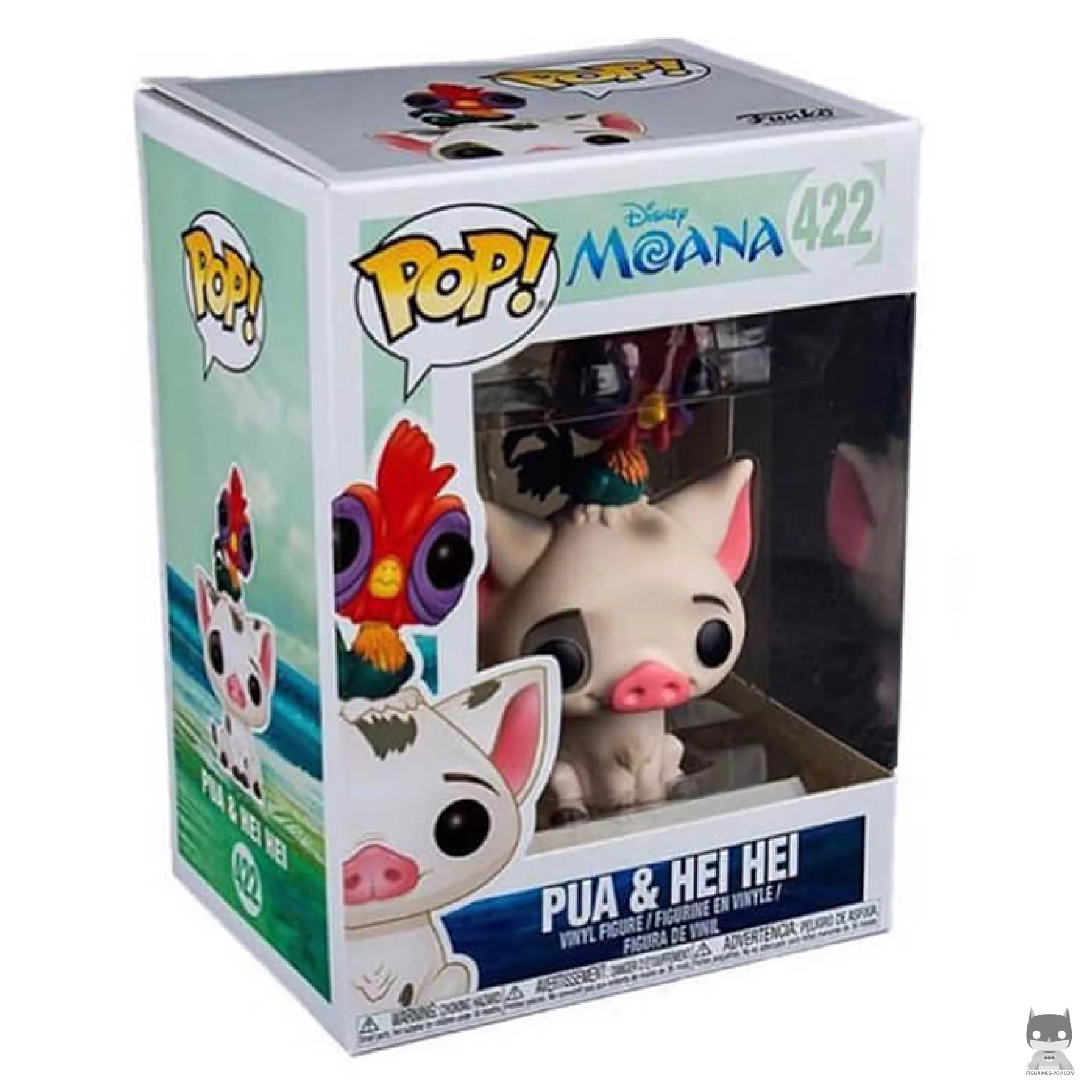 Pua & Hei Hei Funko Pop! figure in its box