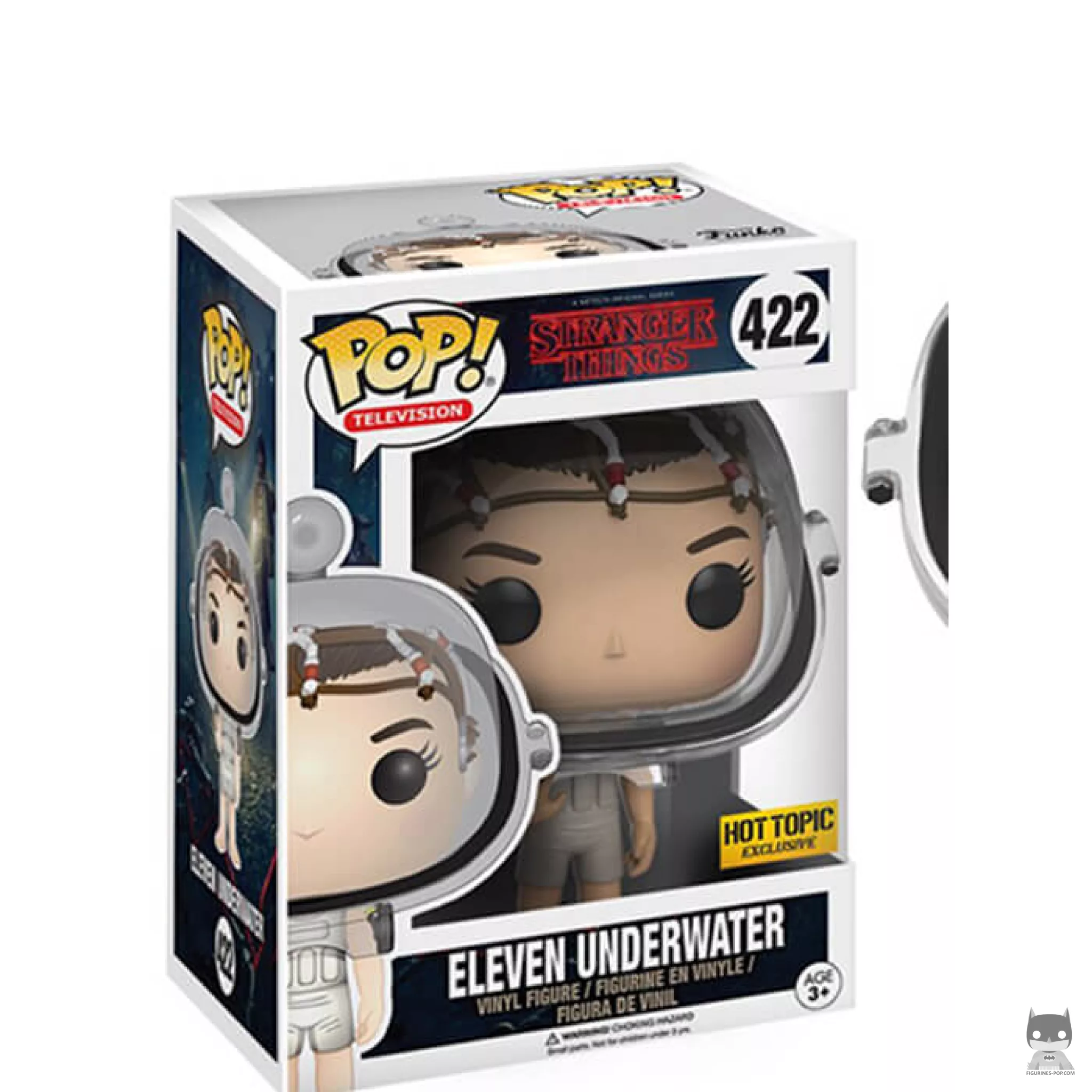 Eleven underwater Funko Pop! figure in its box