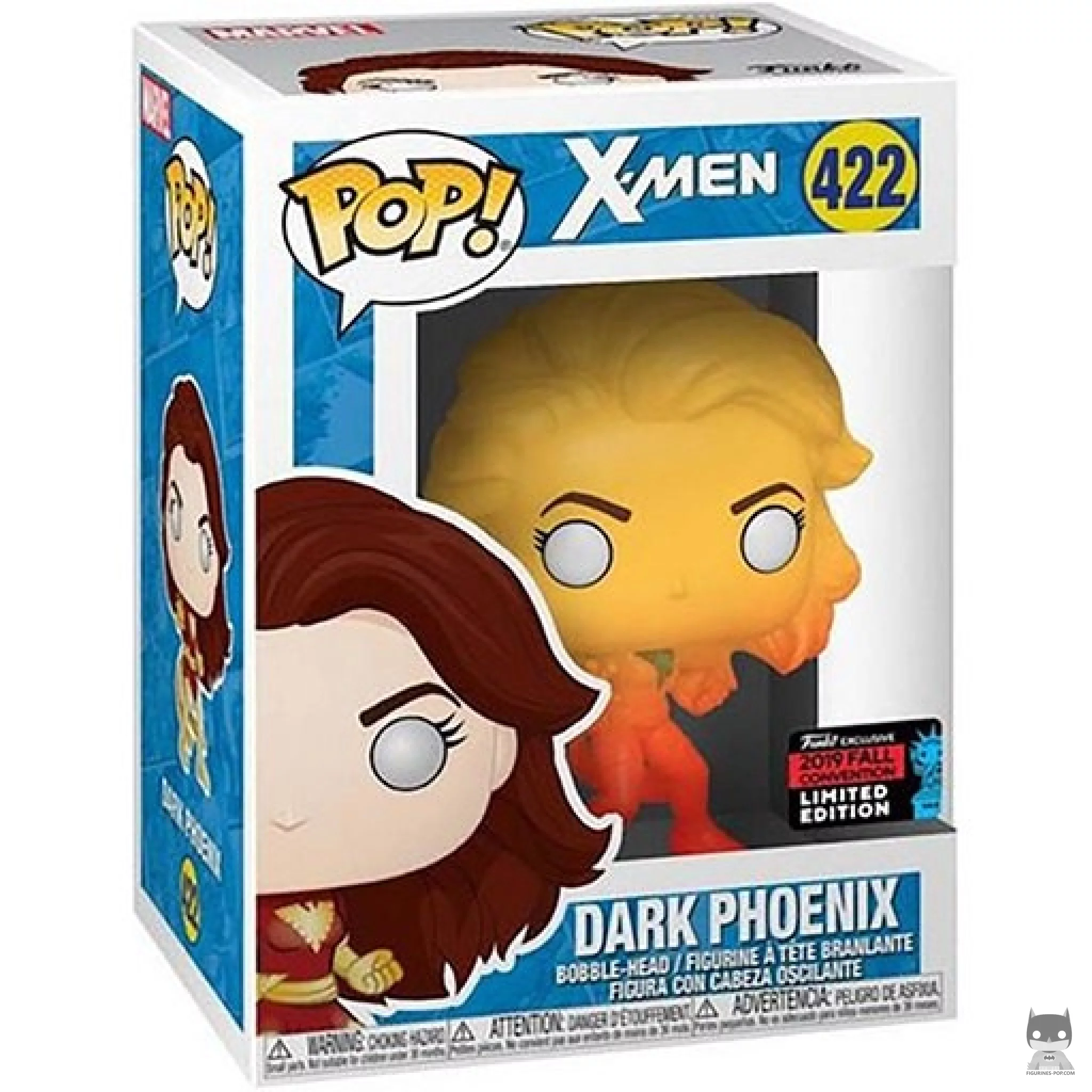 Dark Phoenix (Orange) Funko Pop! figure in its box