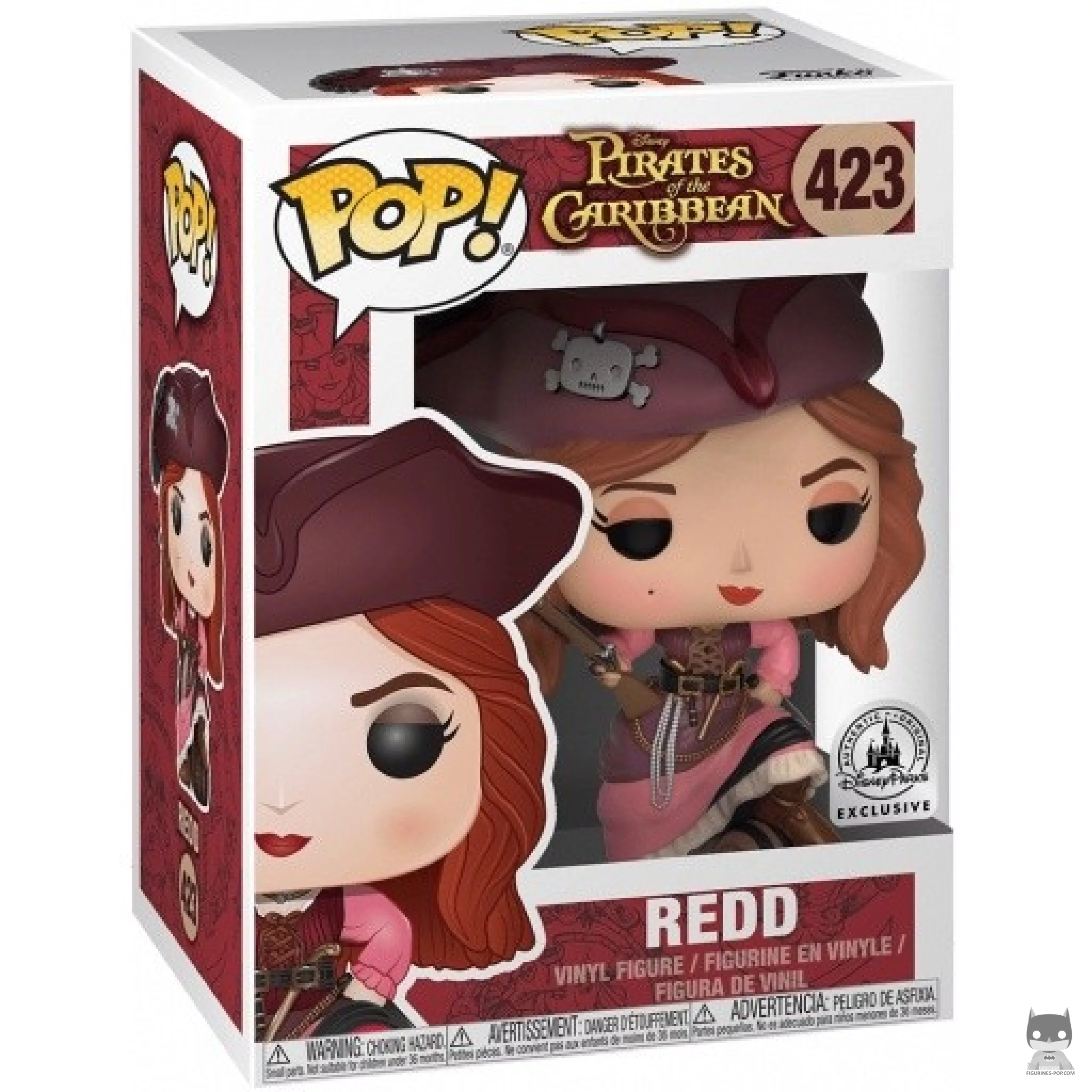 Redd Funko Pop! figure in its box