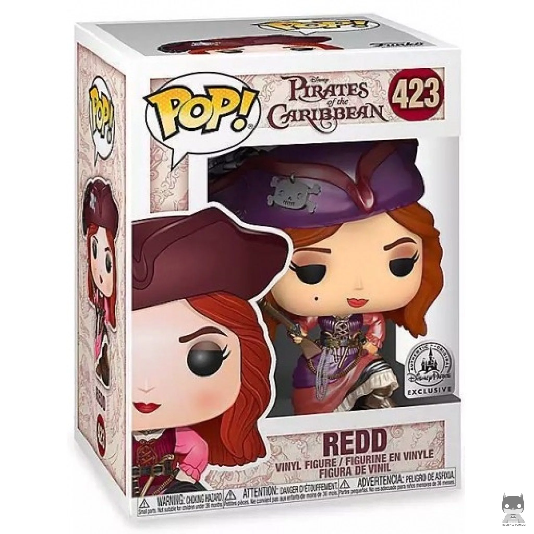 Redd (Metallic) Funko Pop! figure in its box
