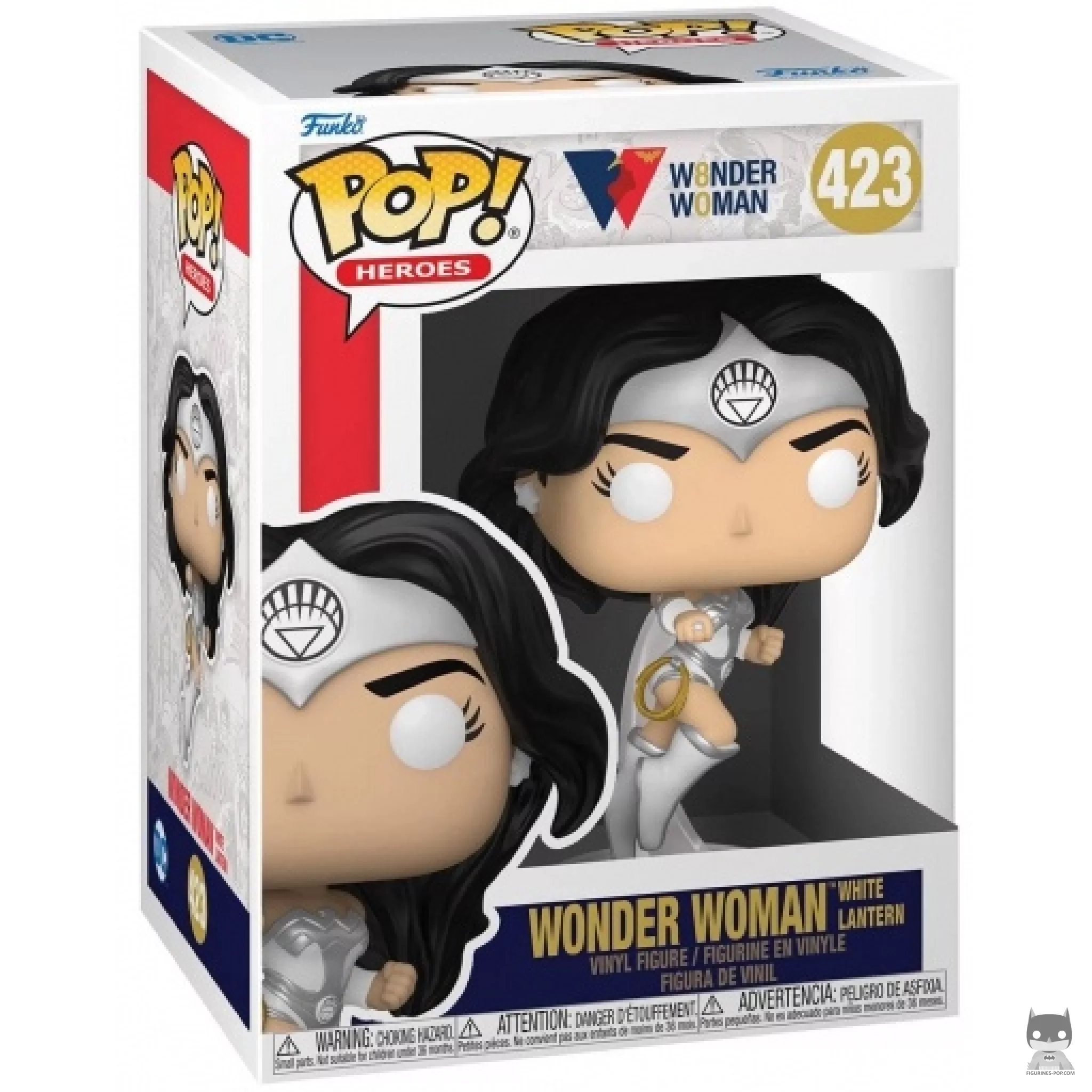 Wonder Woman White Lantern Funko Pop! figure in its box