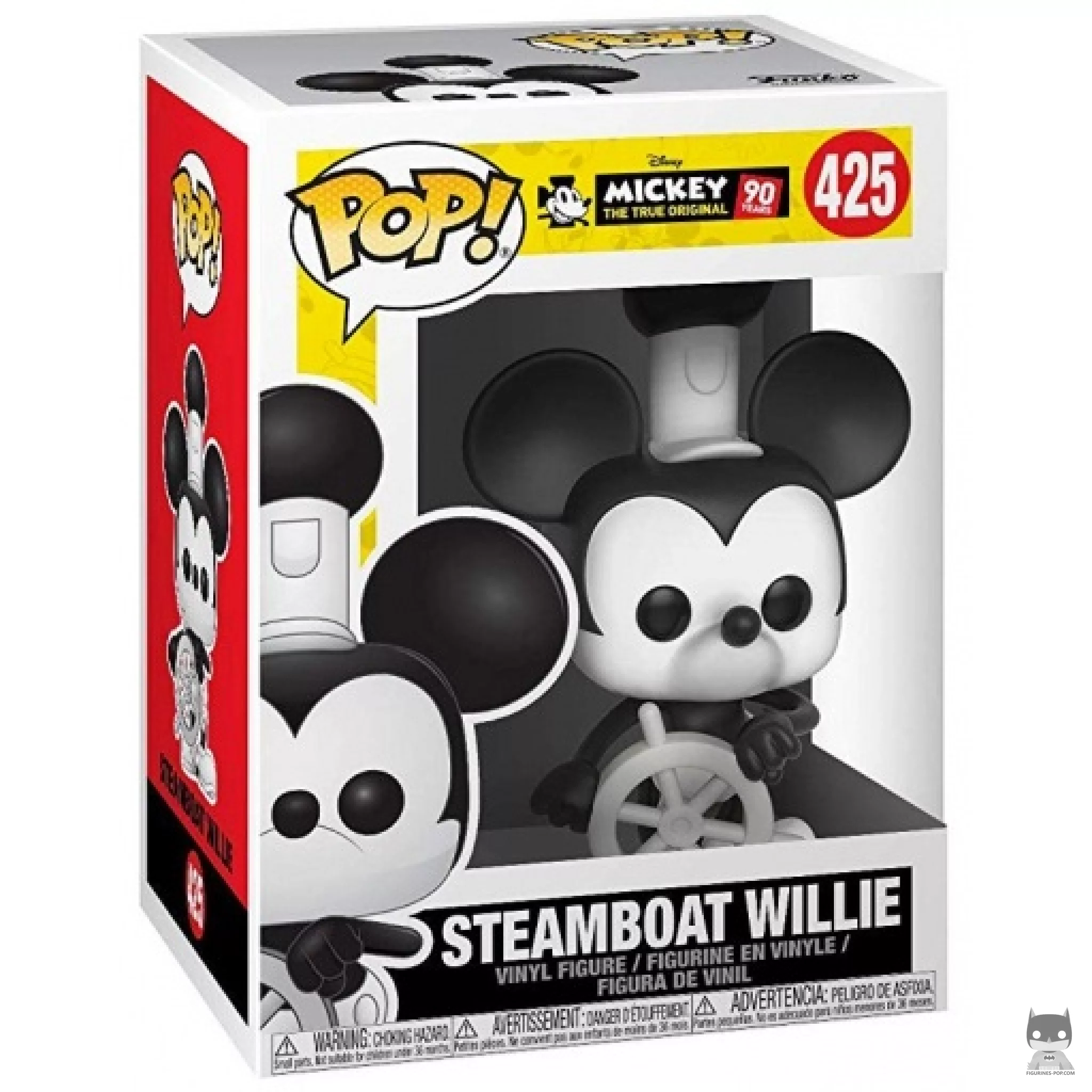 Mickey Mouse Steamboat Willie Funko Pop! figure in its box