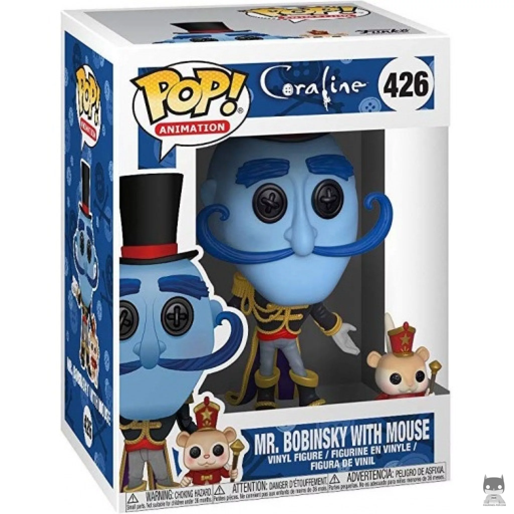 Mr. Bobinsky with Mouse Funko Pop! figure in its box