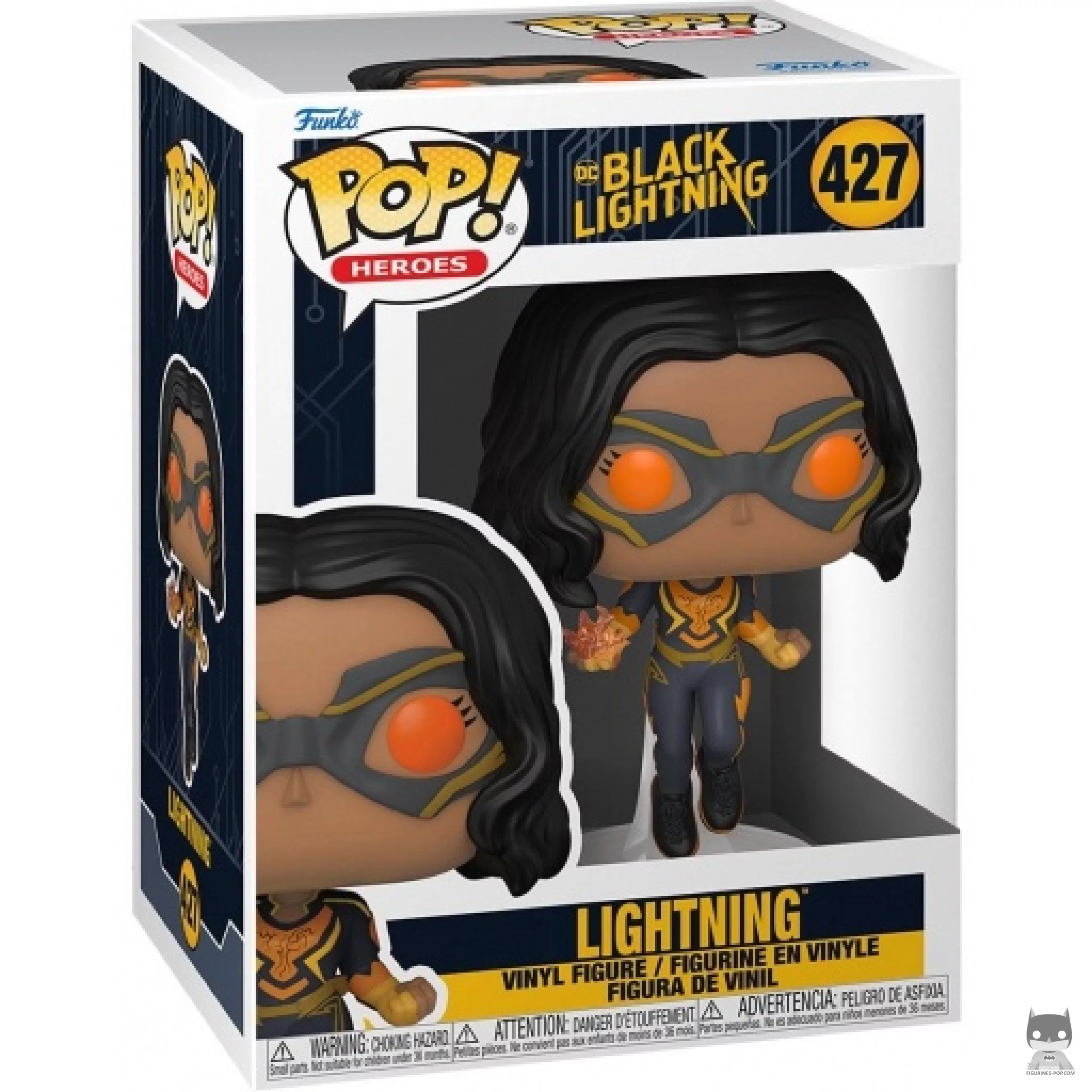 Lightning Funko Pop! figure in its box