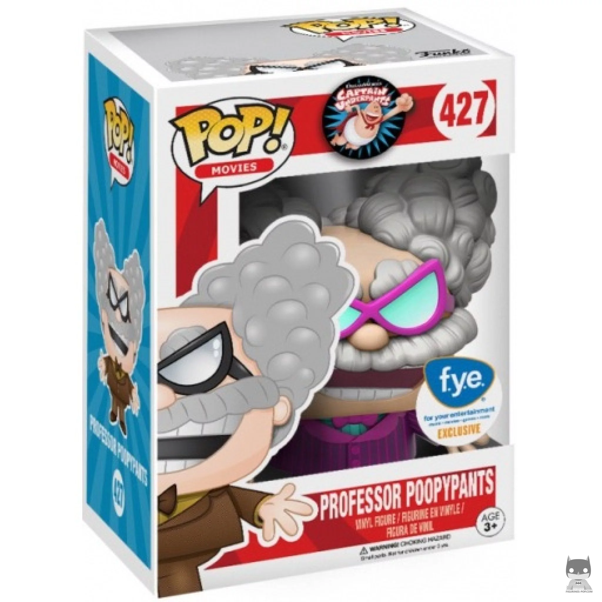 Professor Poopypants Funko Pop! figure in its box