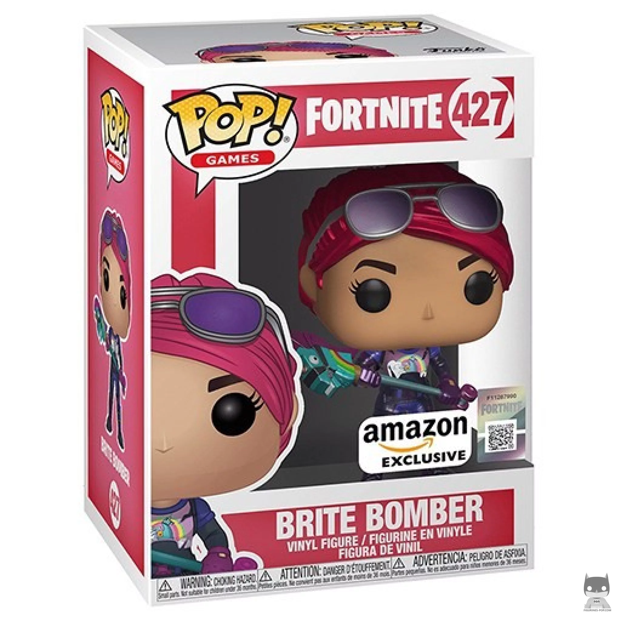 Brite Bomber (Metallic) Funko Pop! figure in its box