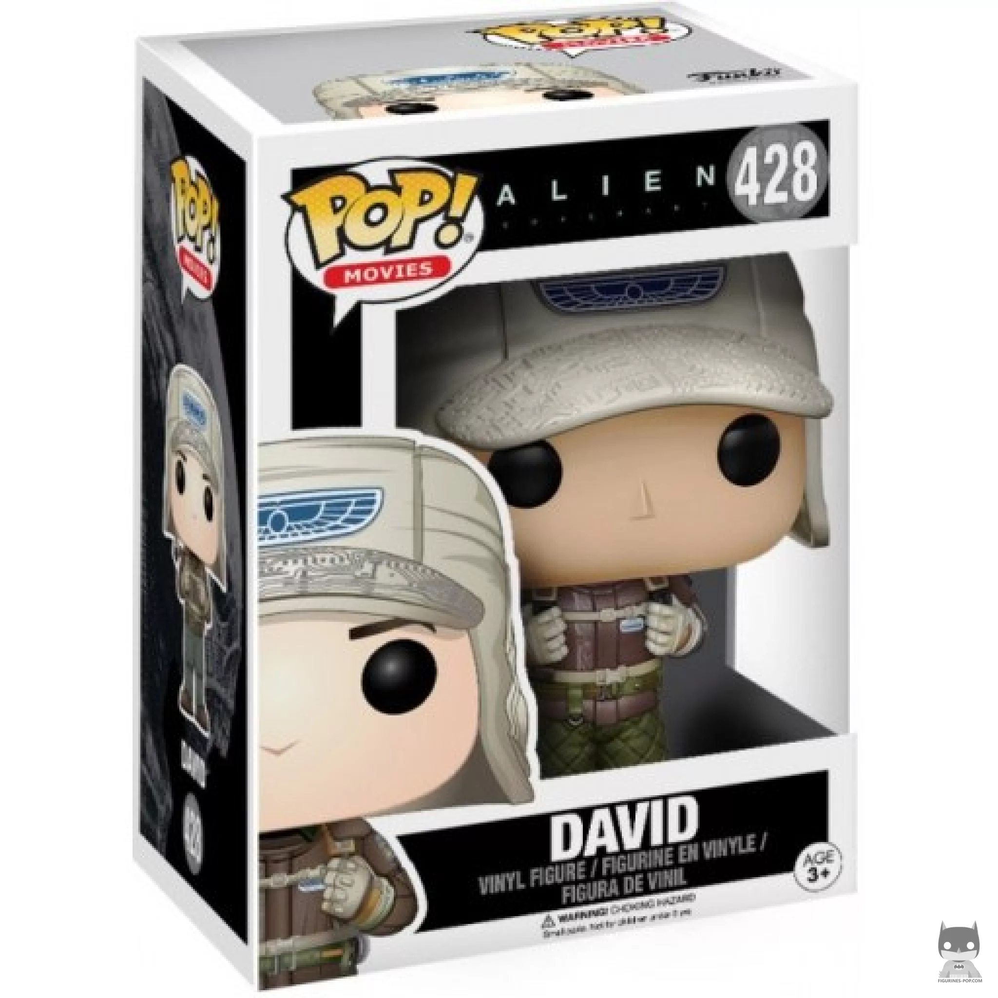 David Funko Pop! figure in its box
