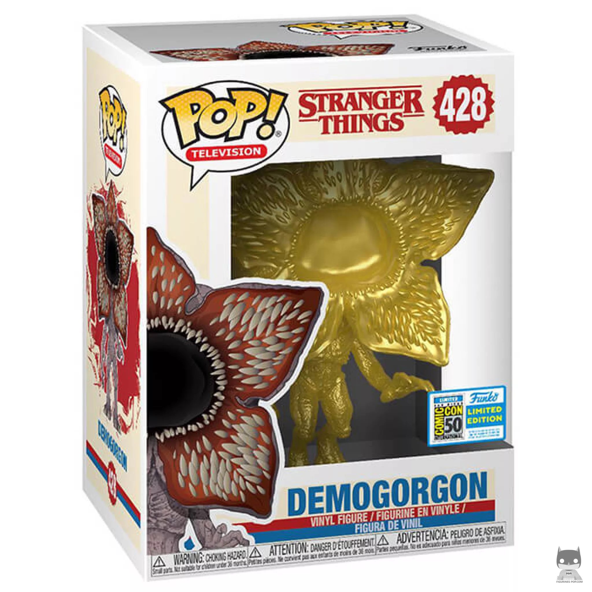 Demogorgon (Gold) Funko Pop! figure in its box
