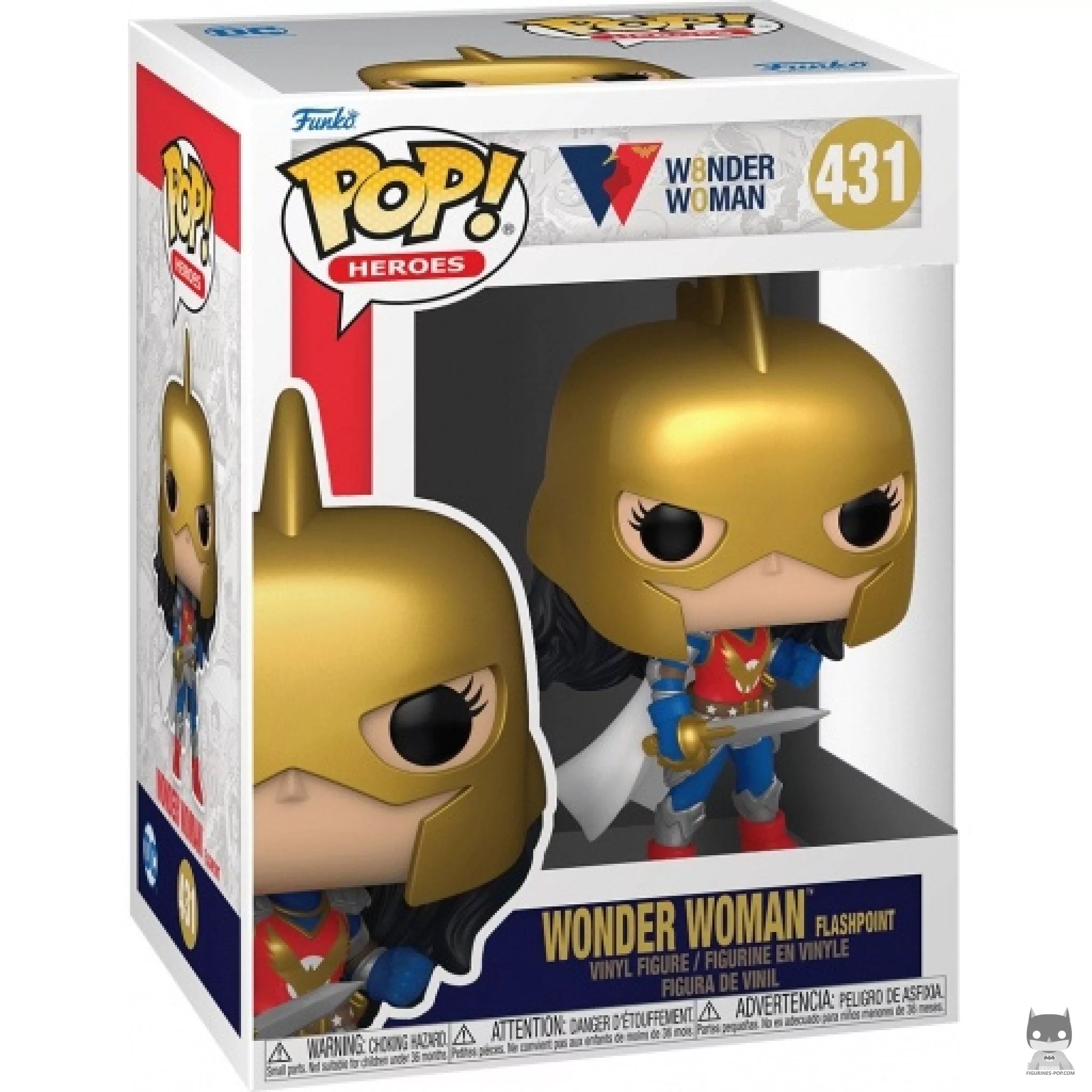 Wonder Woman Flashpoint Funko Pop! figure in its box