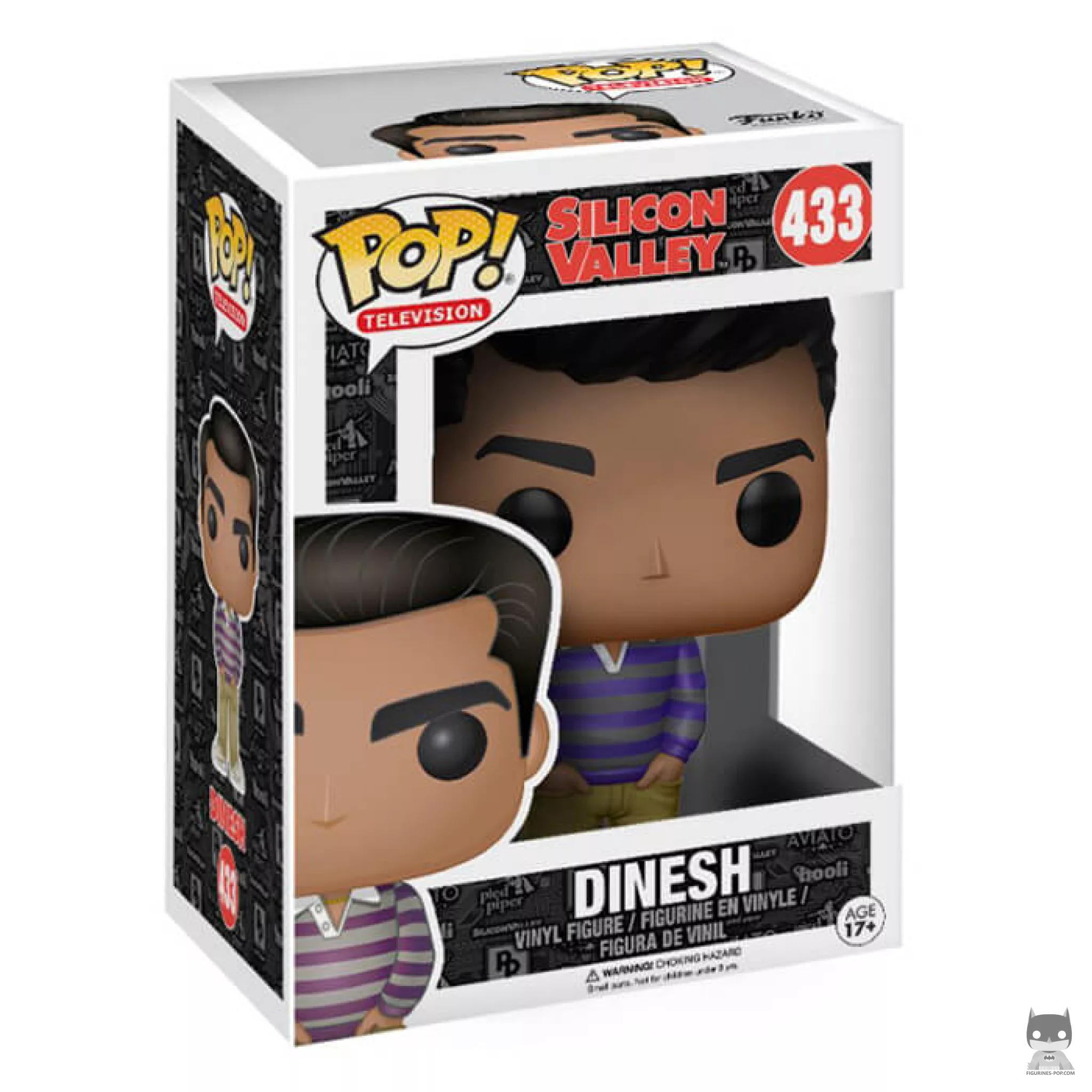Dinesh Funko Pop! figure in its box