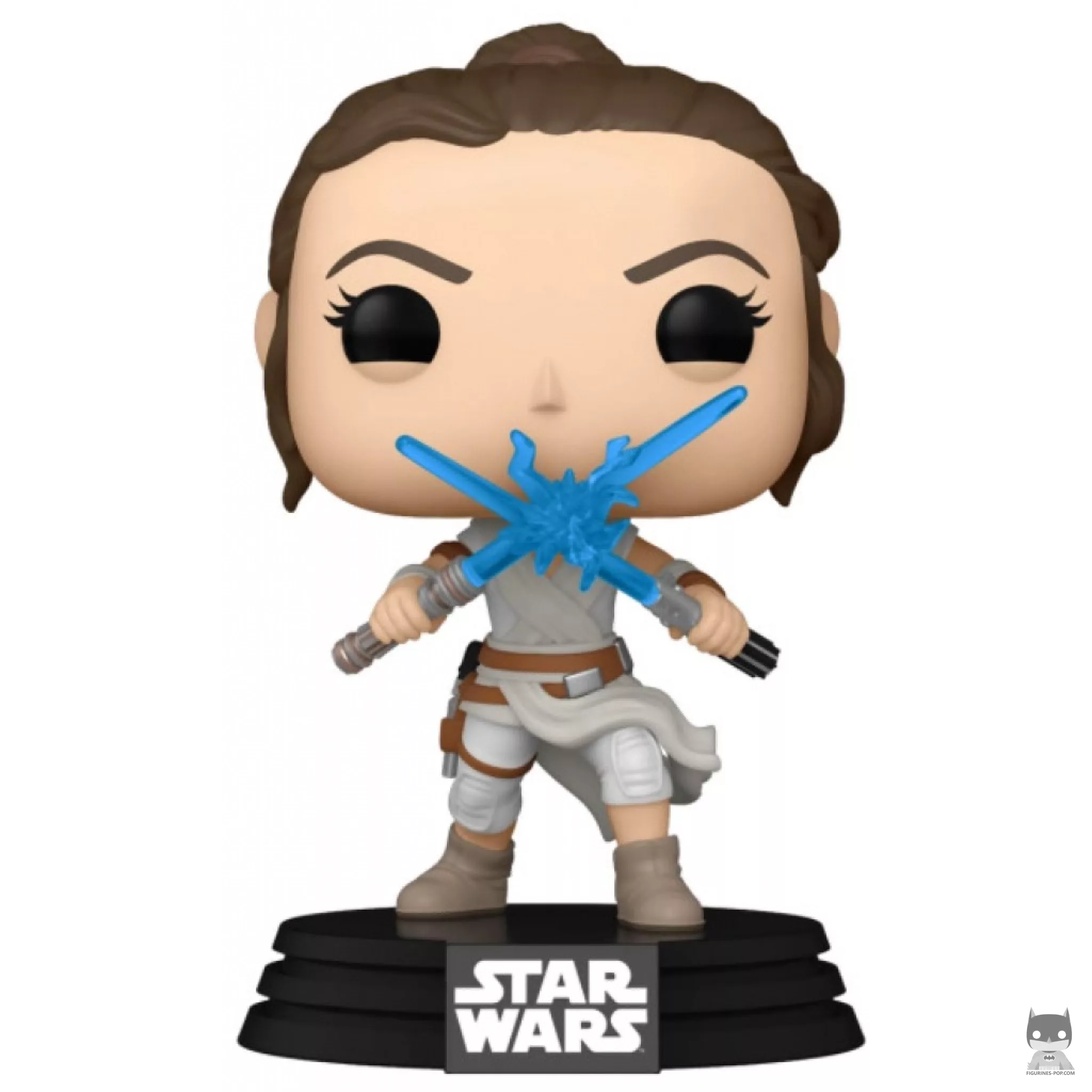 Rey with Two Lightsabers Funko Pop! figure (Star Wars: Episode IX, The Rise of Skywalker)