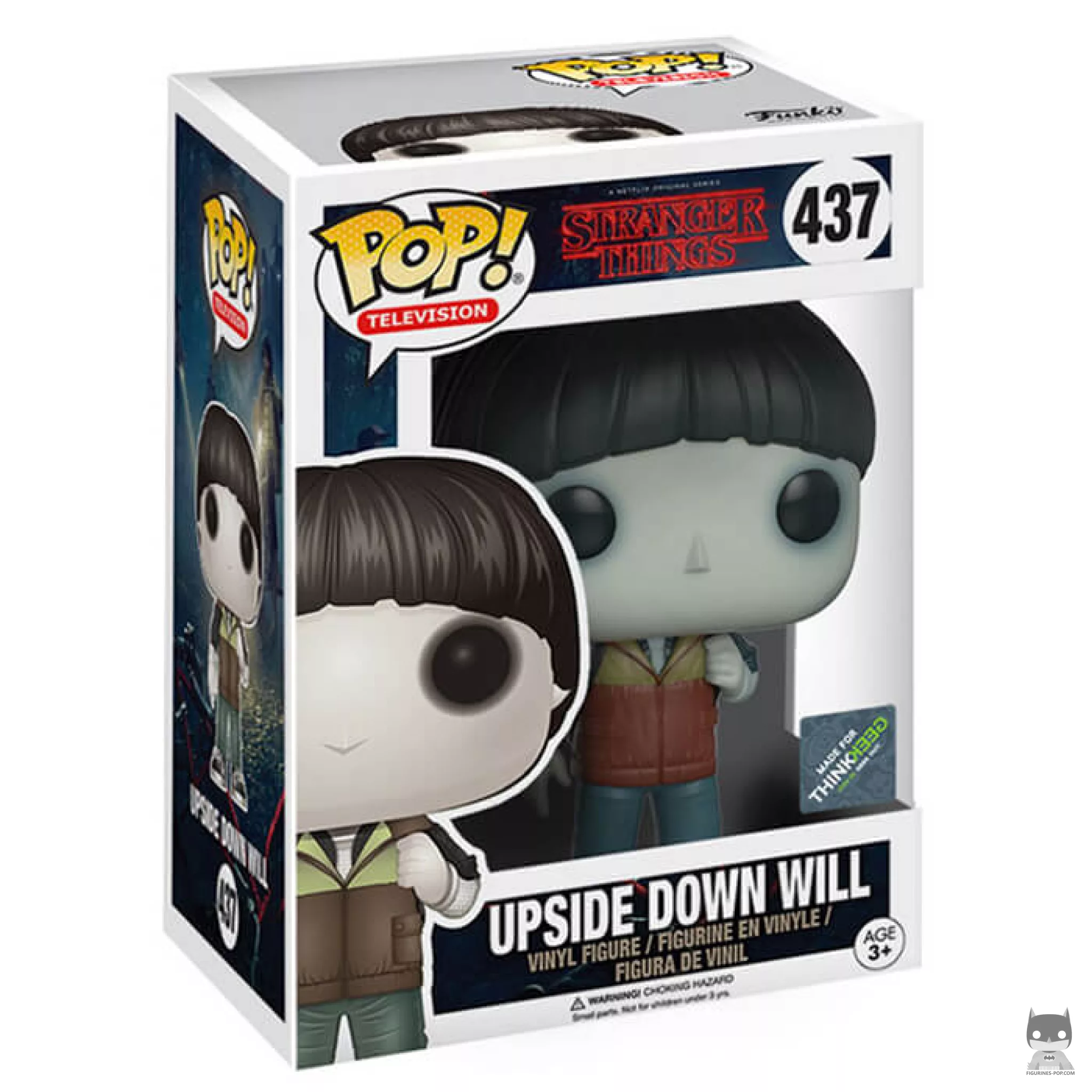 Will Byers upside down Funko Pop! figure in its box