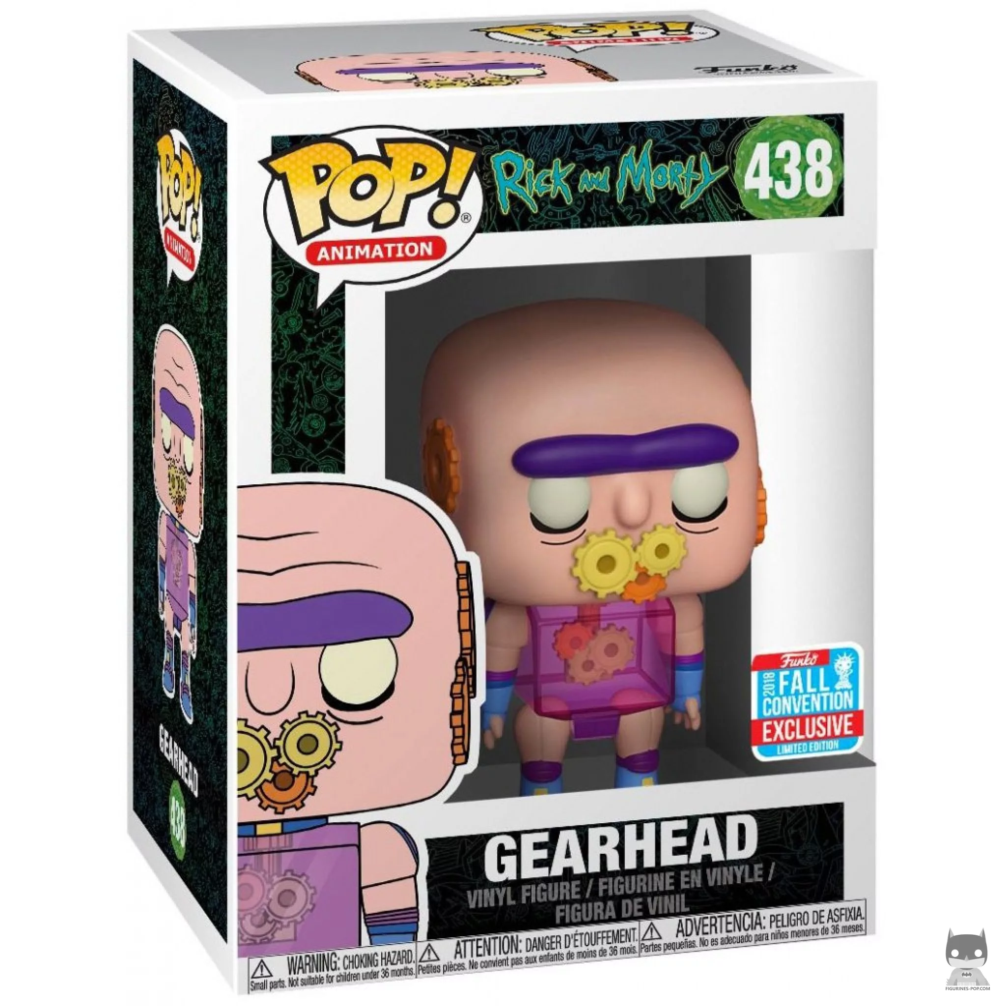 Gearhead Funko Pop! figure in its box