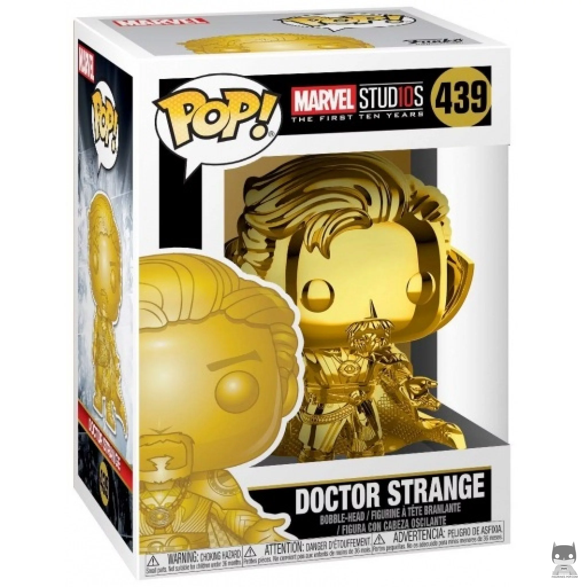 Doctor Strange (Gold) Funko Pop! figure in its box