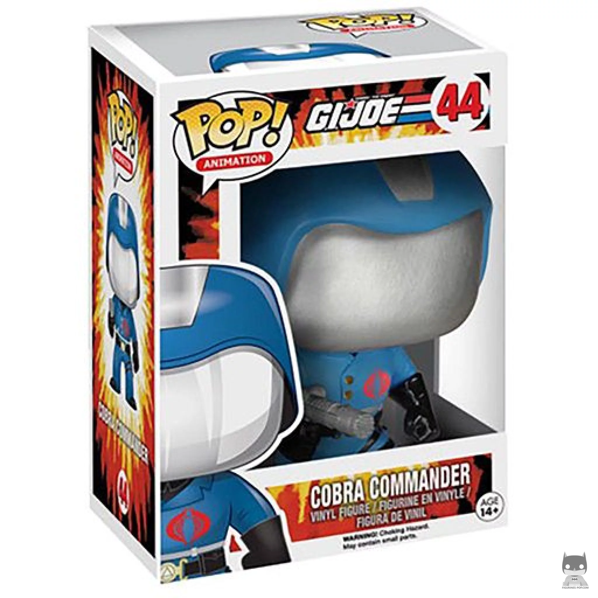 Cobra Commander Funko Pop! figure in its box