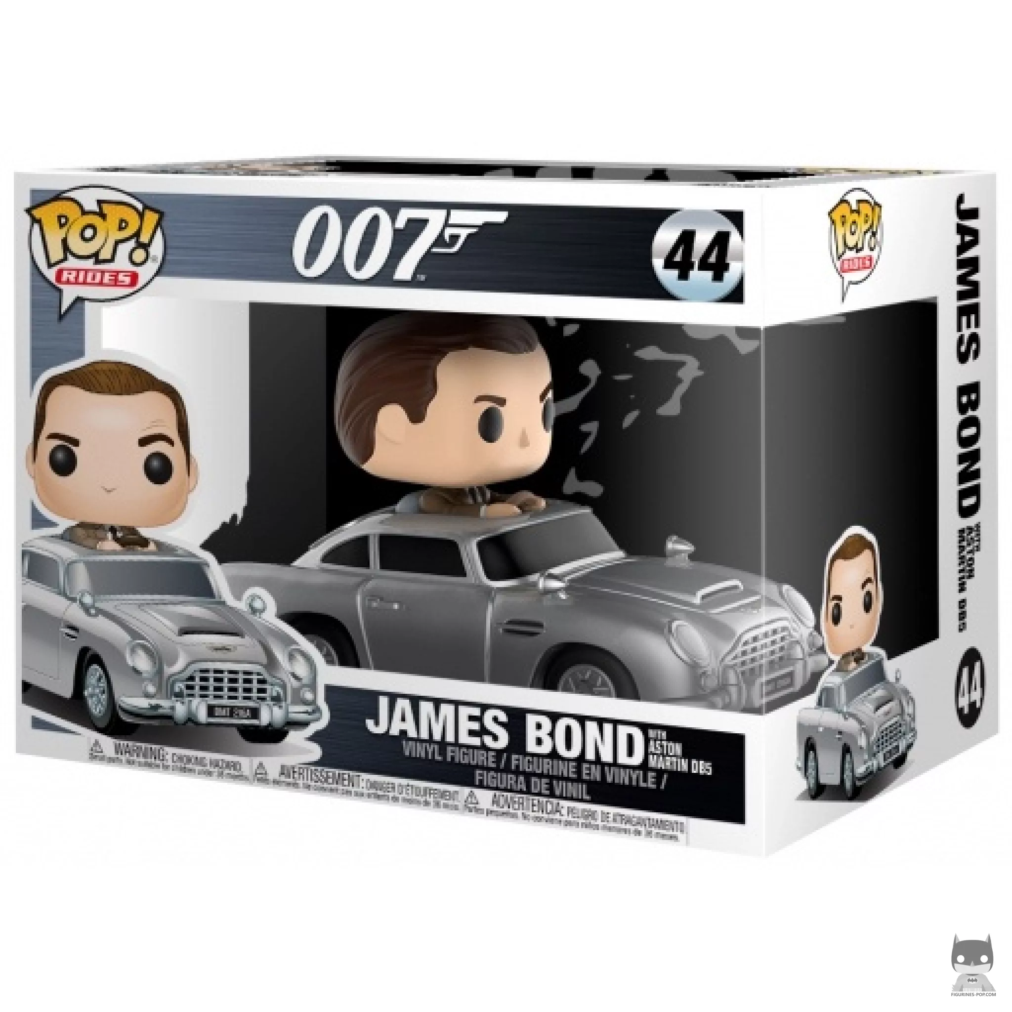 James Bond with Aston Martin DB5 Funko Pop! figure in its box