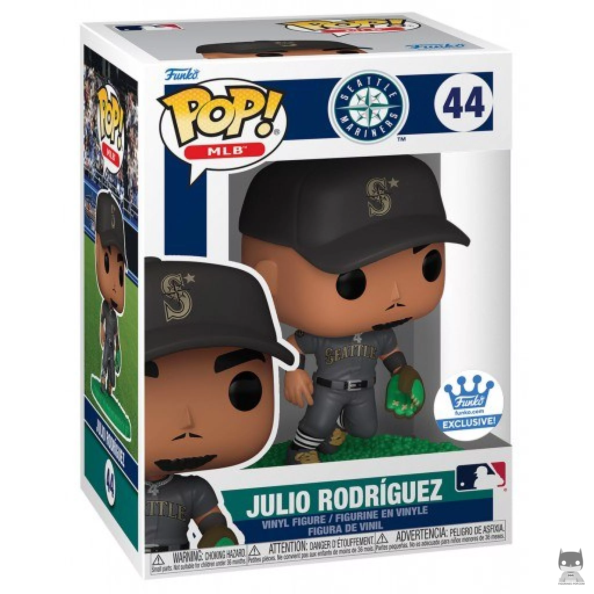 Julio Rodriguez Funko Pop! figure in its box