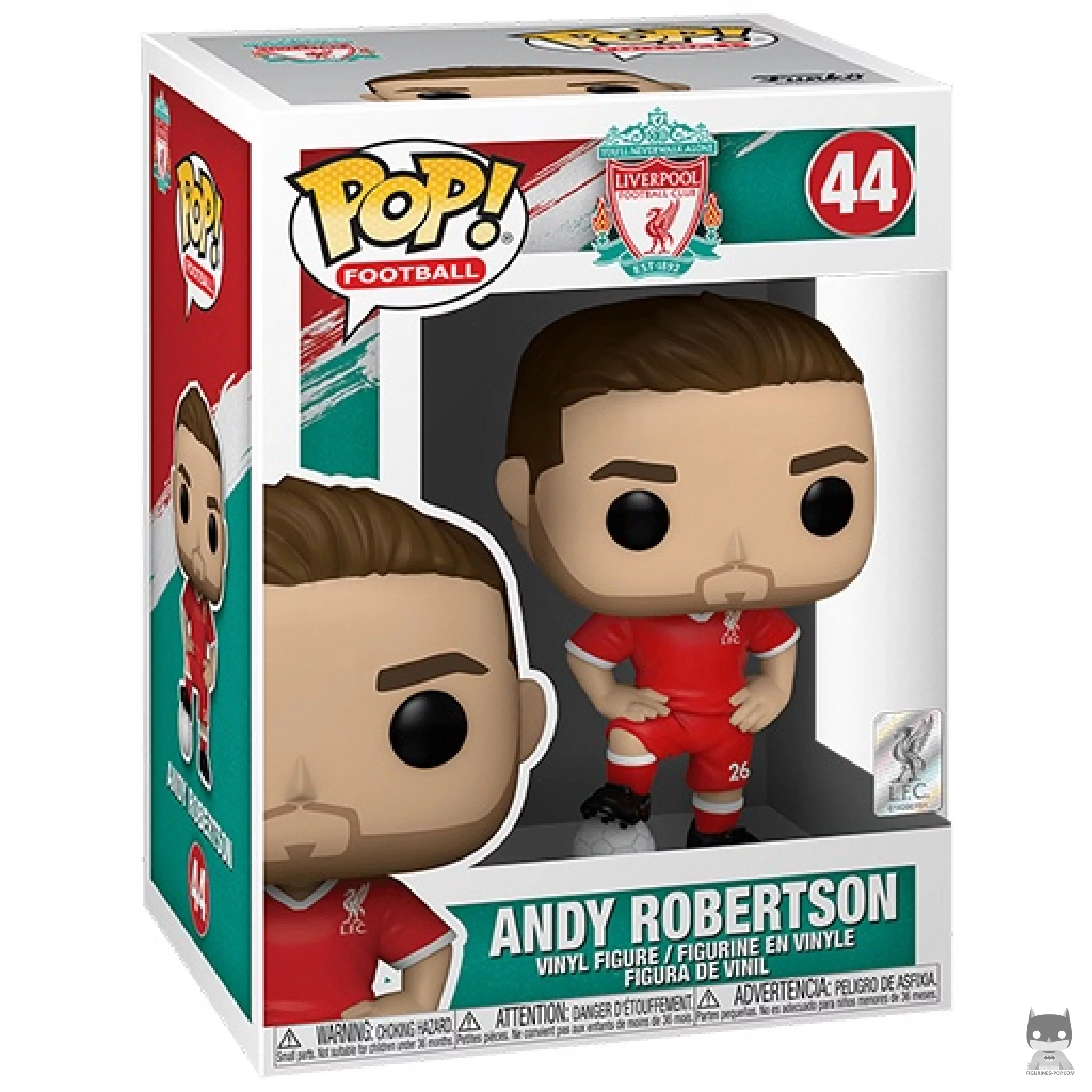 Andy Robertson (Liverpool) Funko Pop! figure in its box