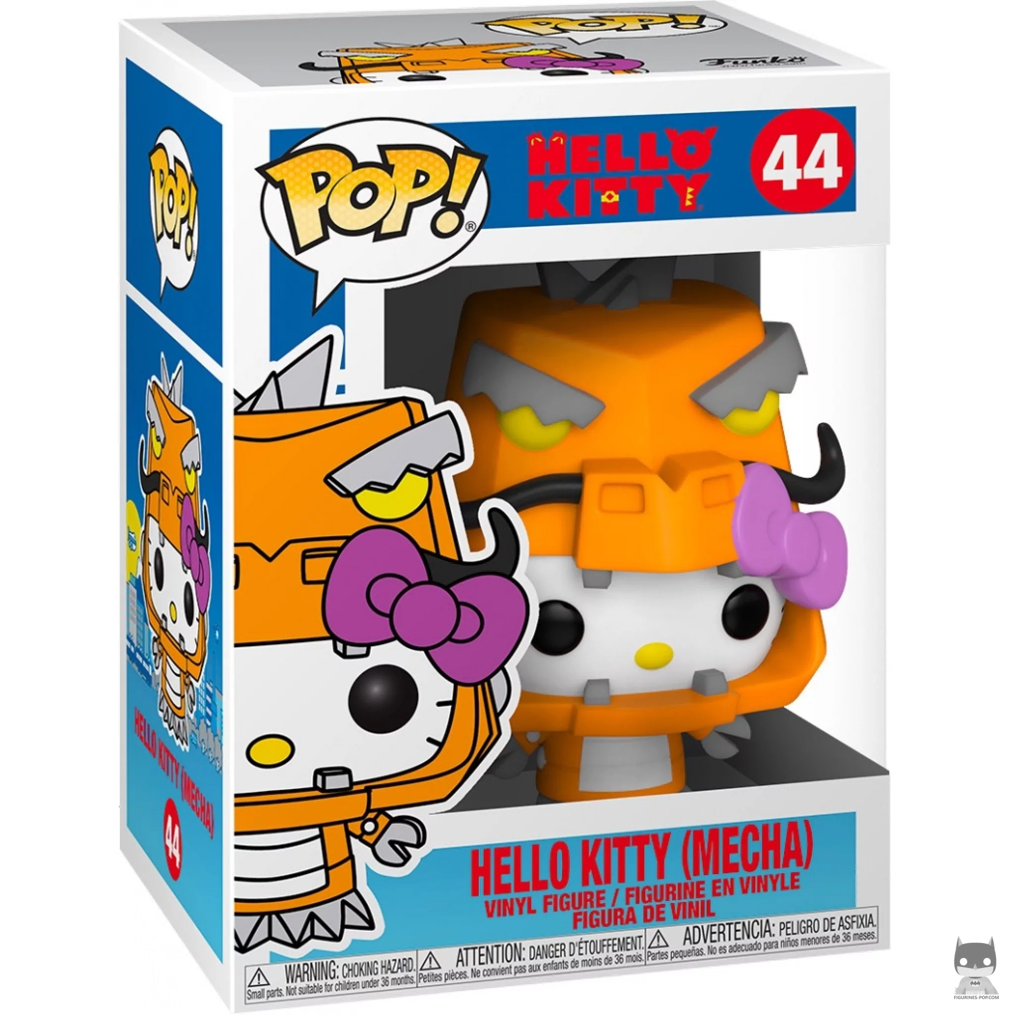 Hello Kitty Mecha Funko Pop! figure in its box