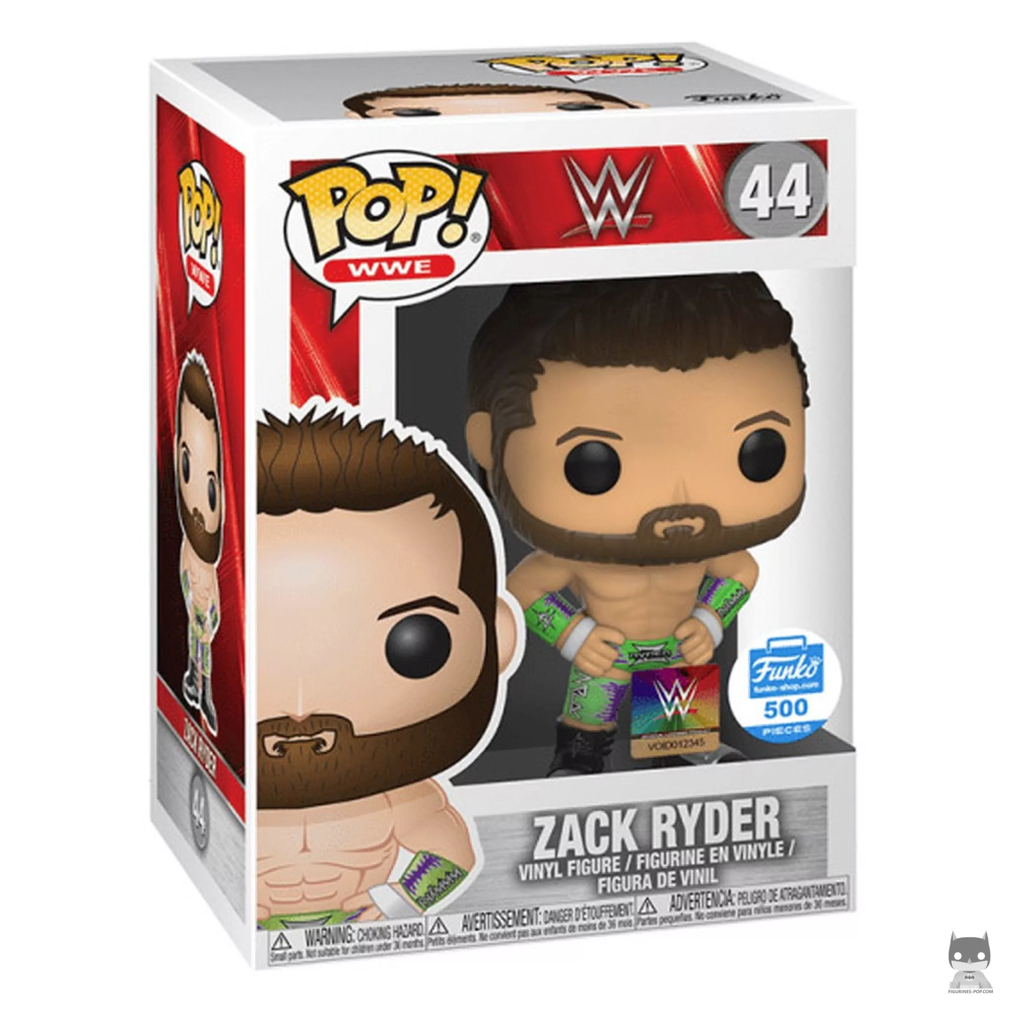 Zack Ryder Funko Pop! figure in its box