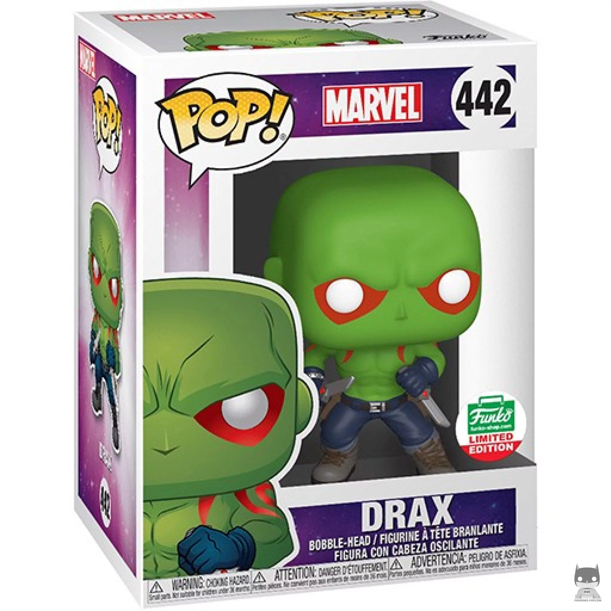 Drax Funko Pop! figure in its box