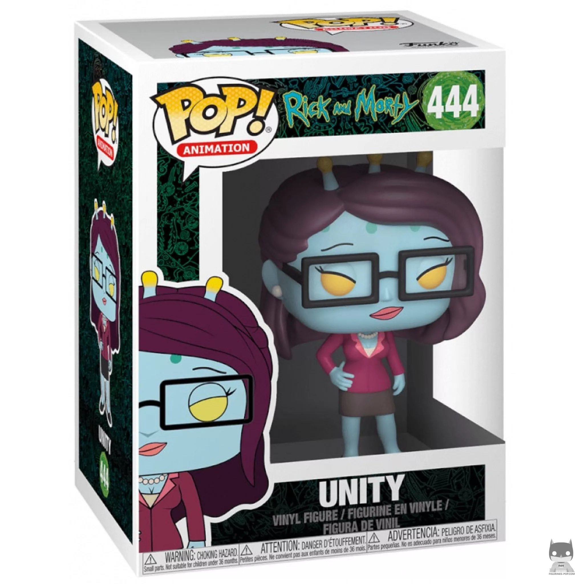 Unity Funko Pop! figure in its box