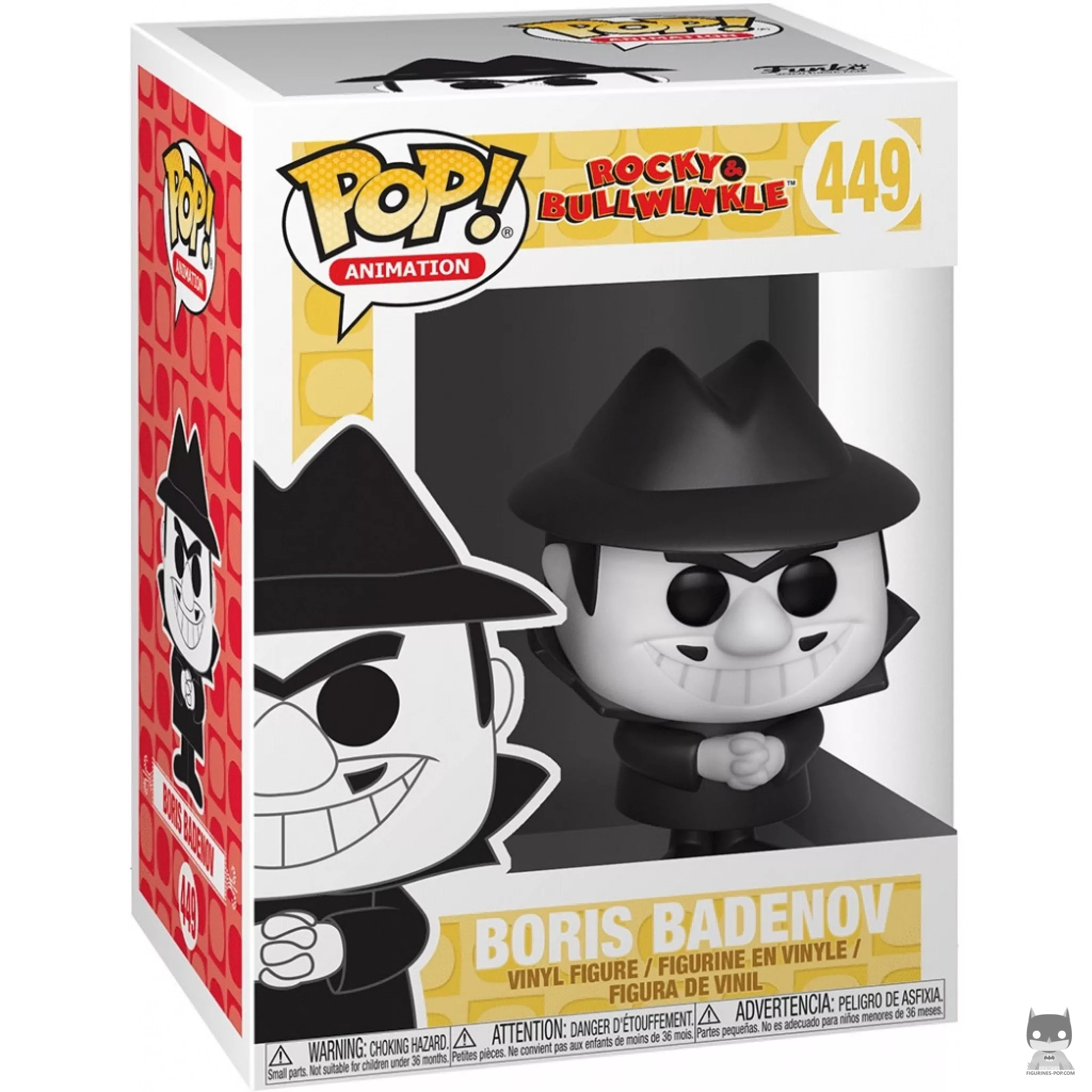 Boris Badenov Funko Pop! figure in its box