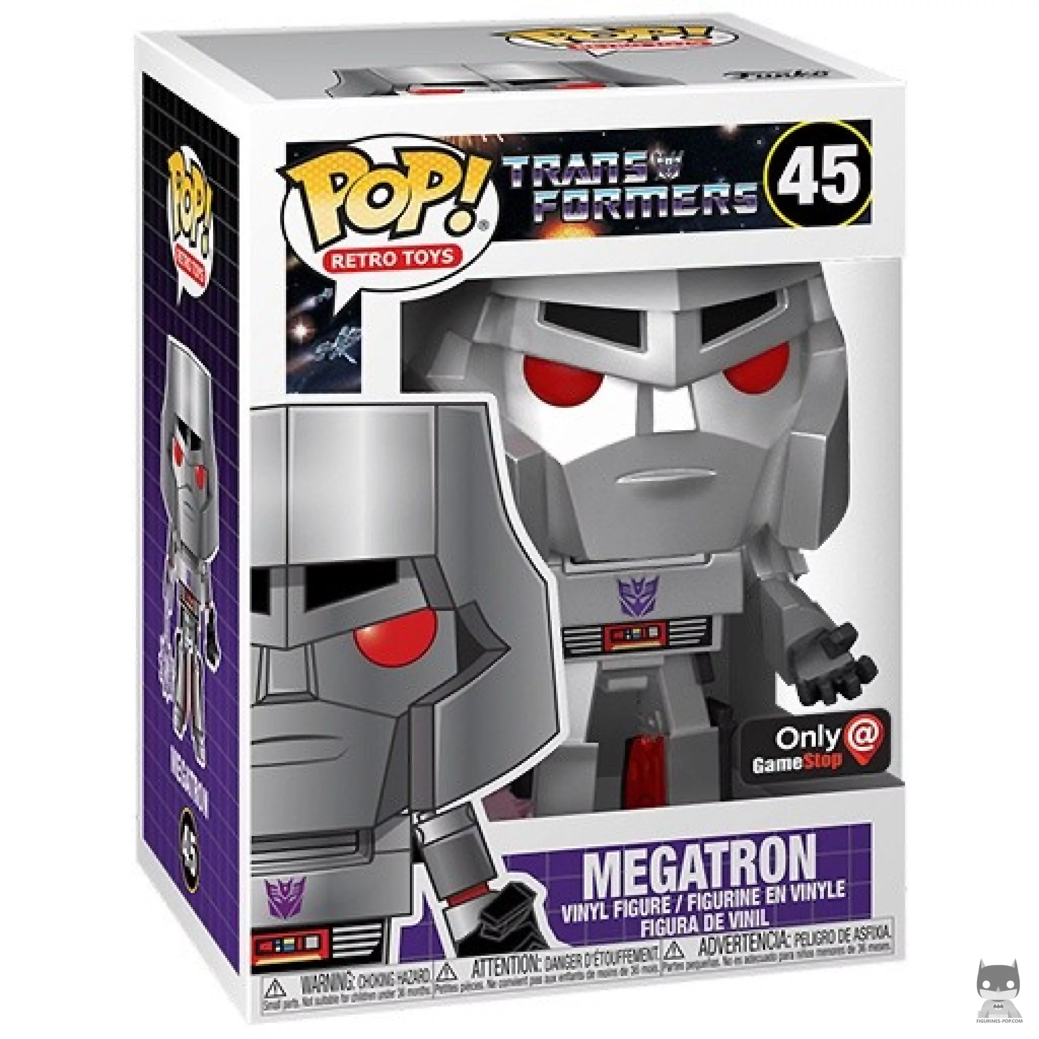 Megatron Funko Pop! figure in its box