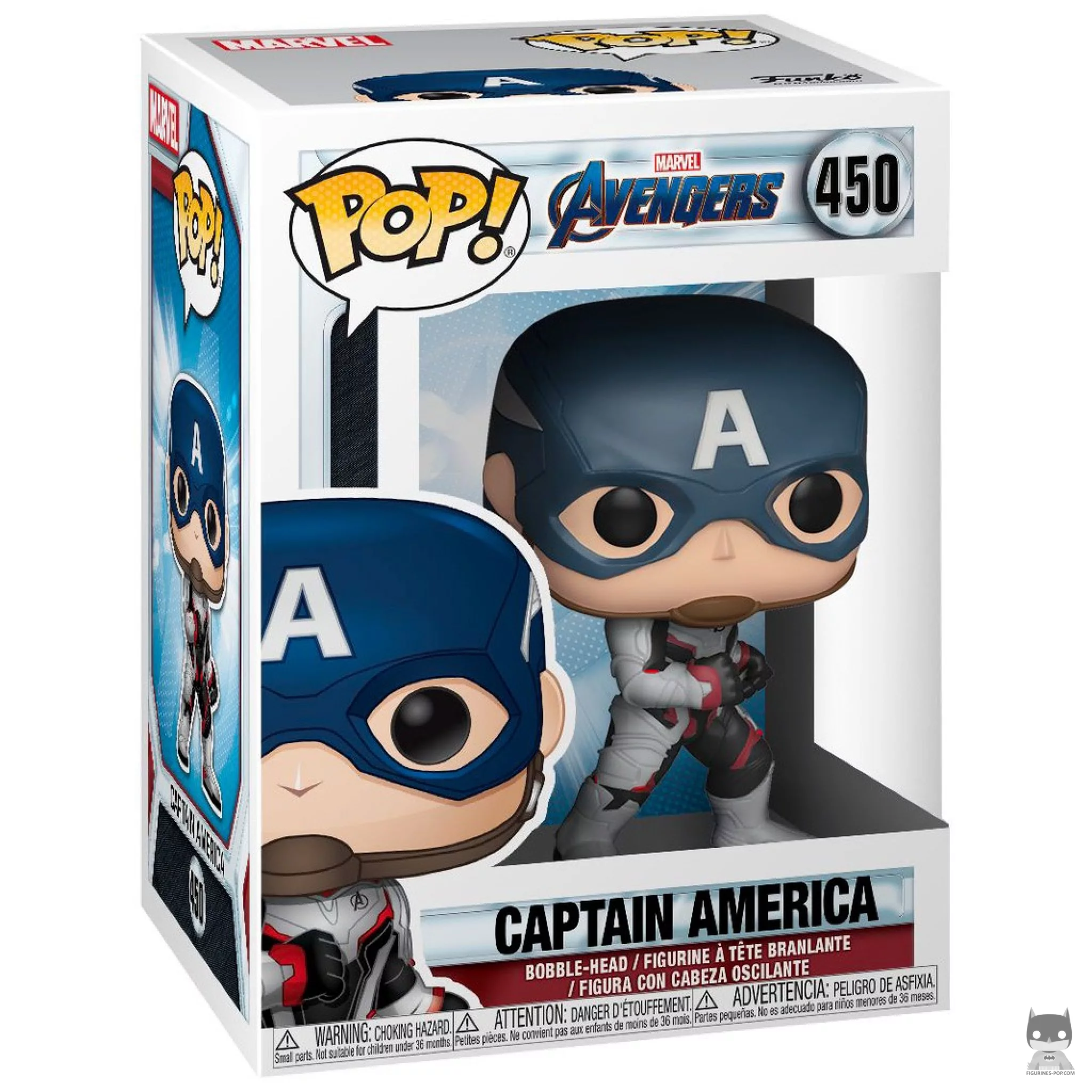 Captain America Funko Pop! figure in its box