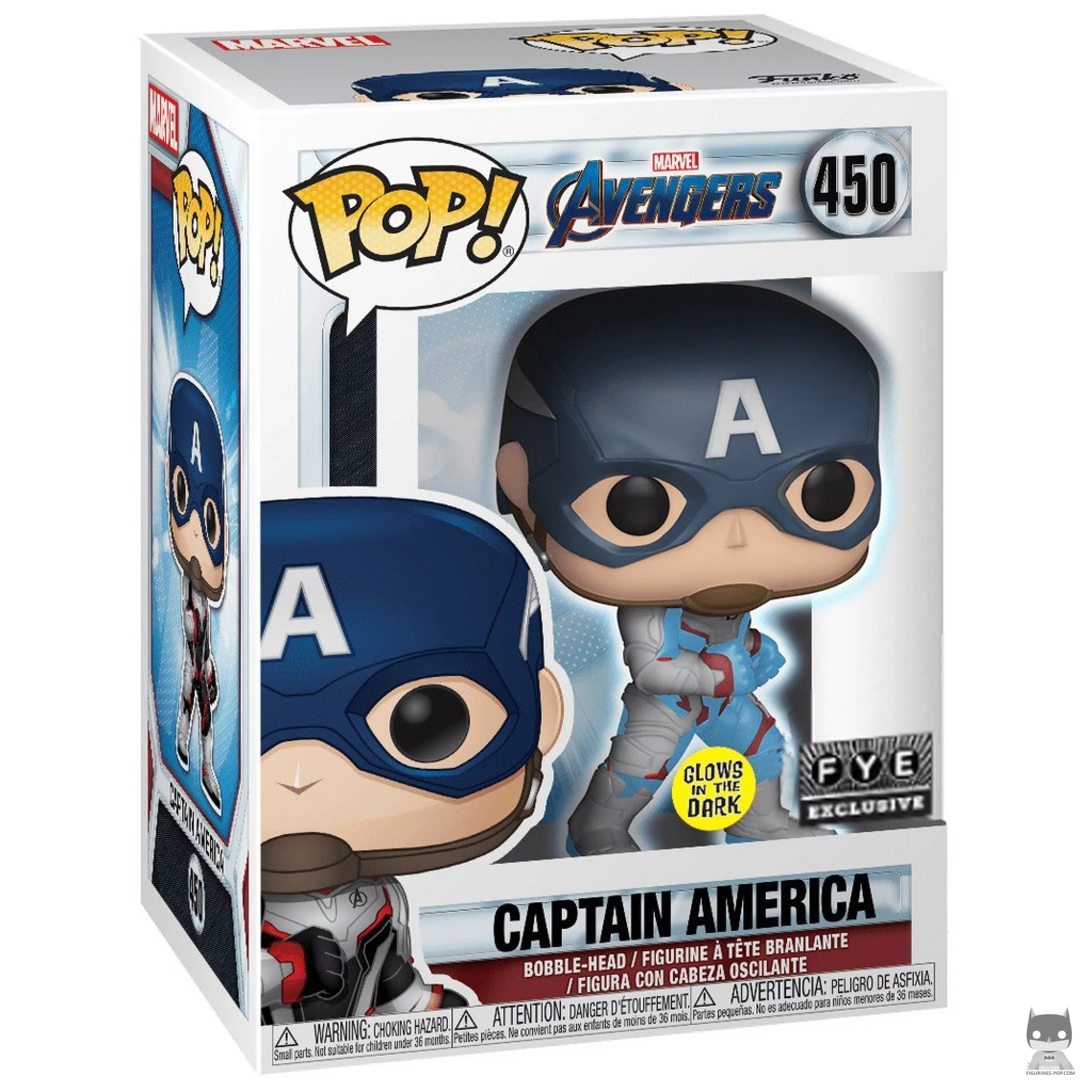 Captain America Funko Pop! figure in its box