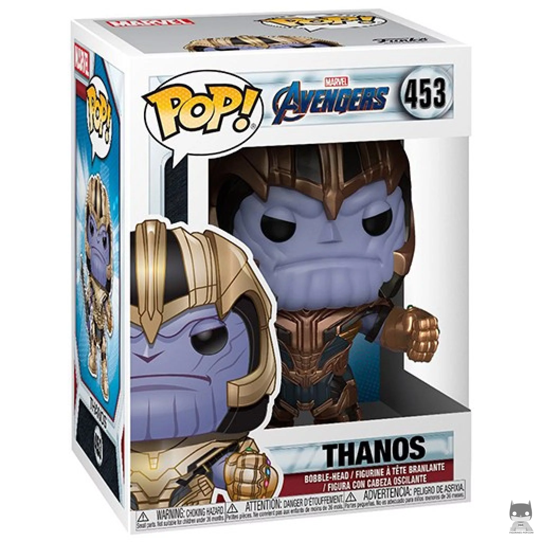 Thanos Funko Pop! figure in its box