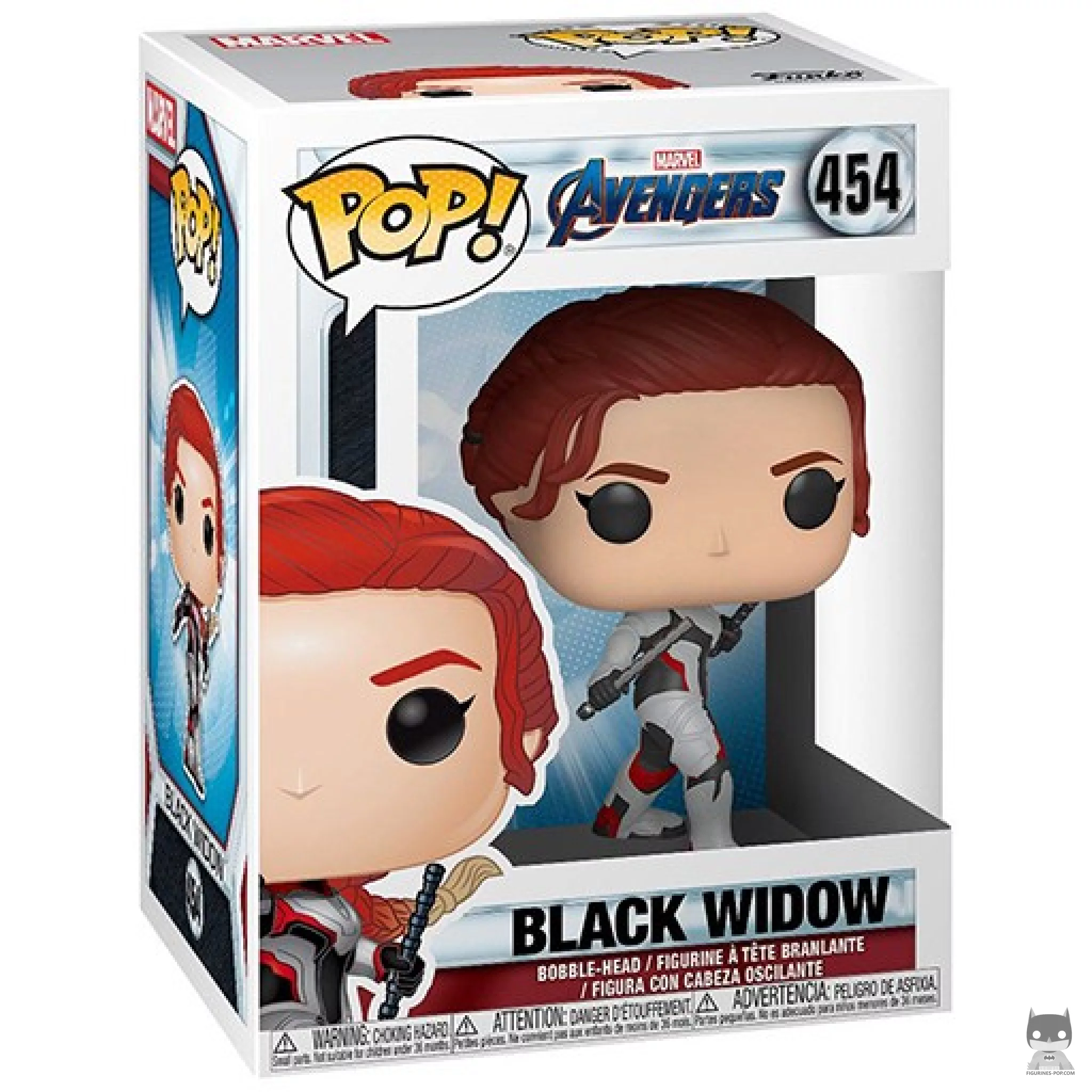 Black Widow Funko Pop! figure in its box