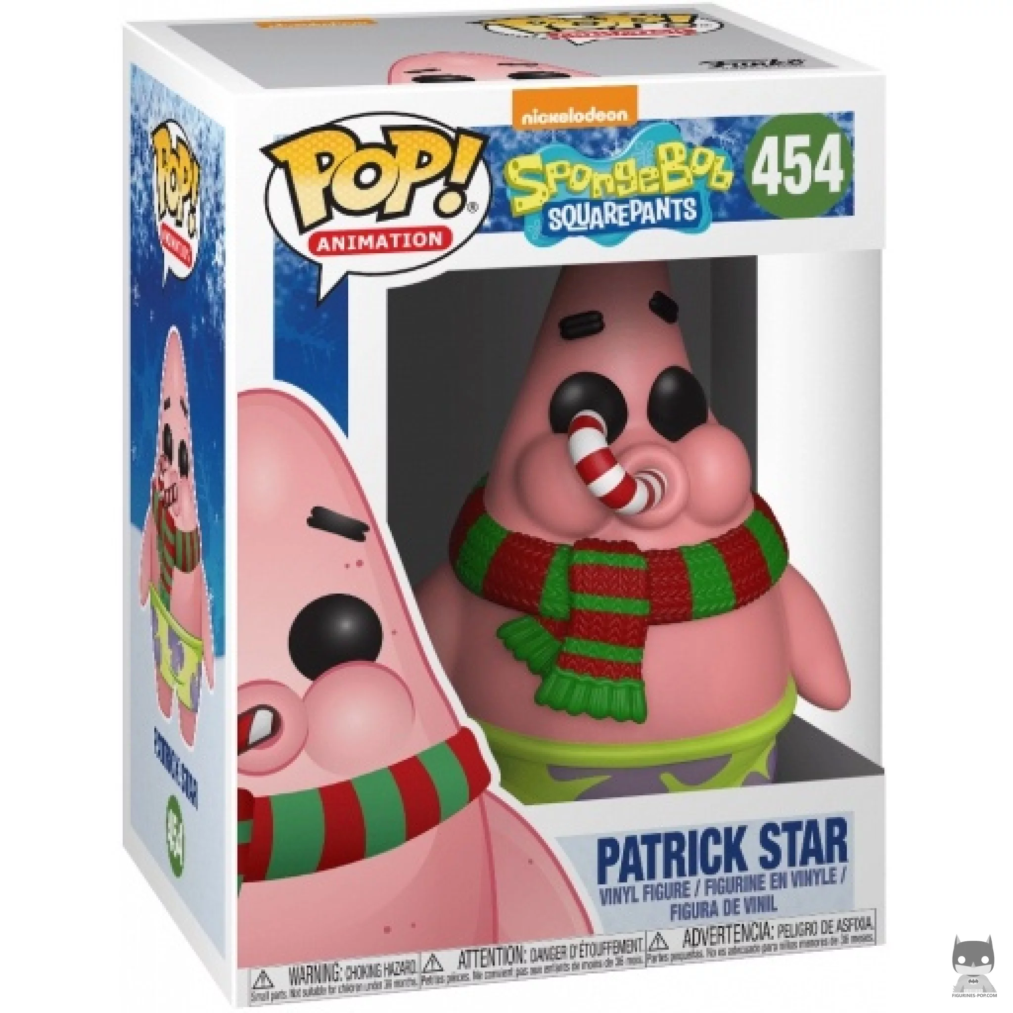 Patrick Star Christmas Funko Pop! figure in its box