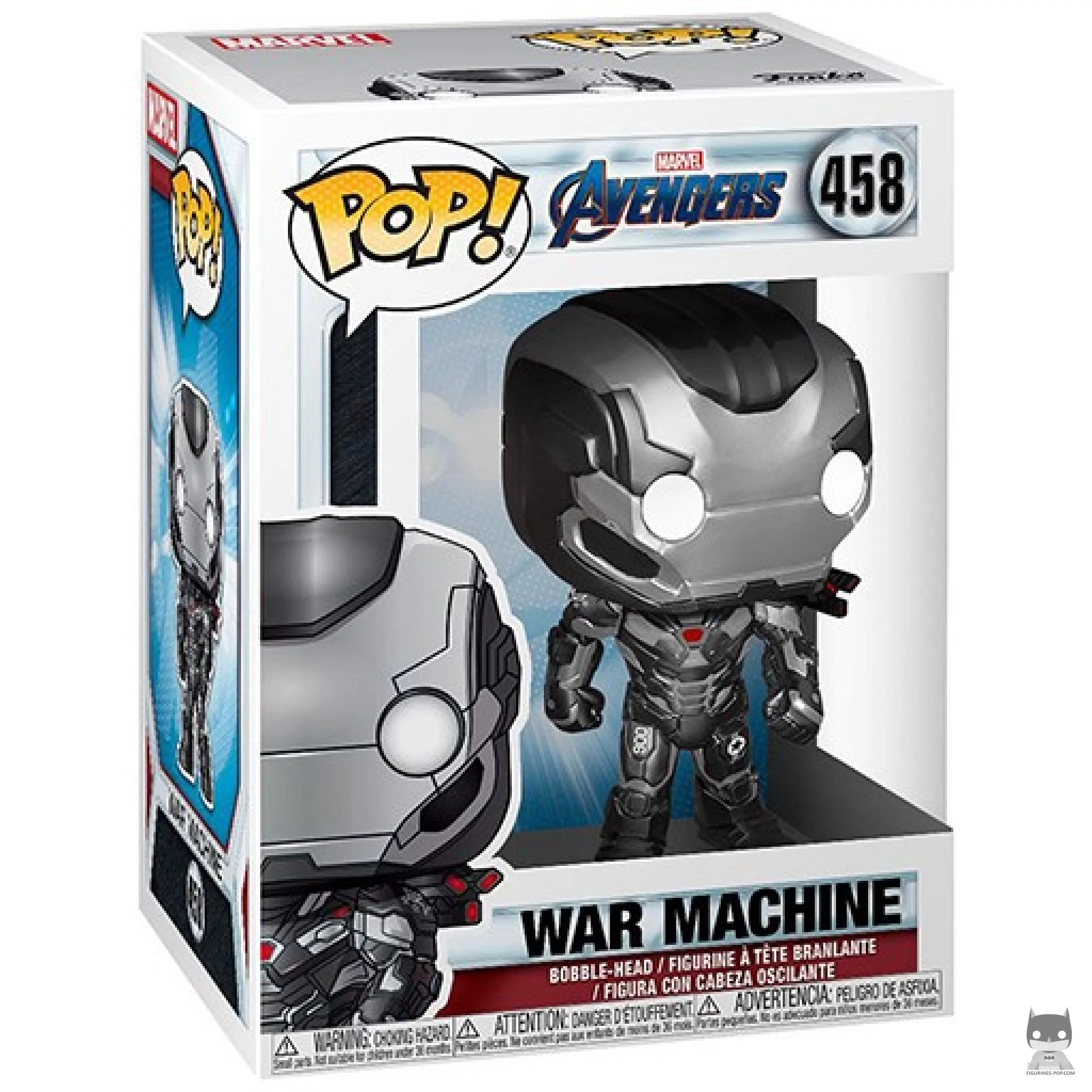 War Machine Funko Pop! figure in its box