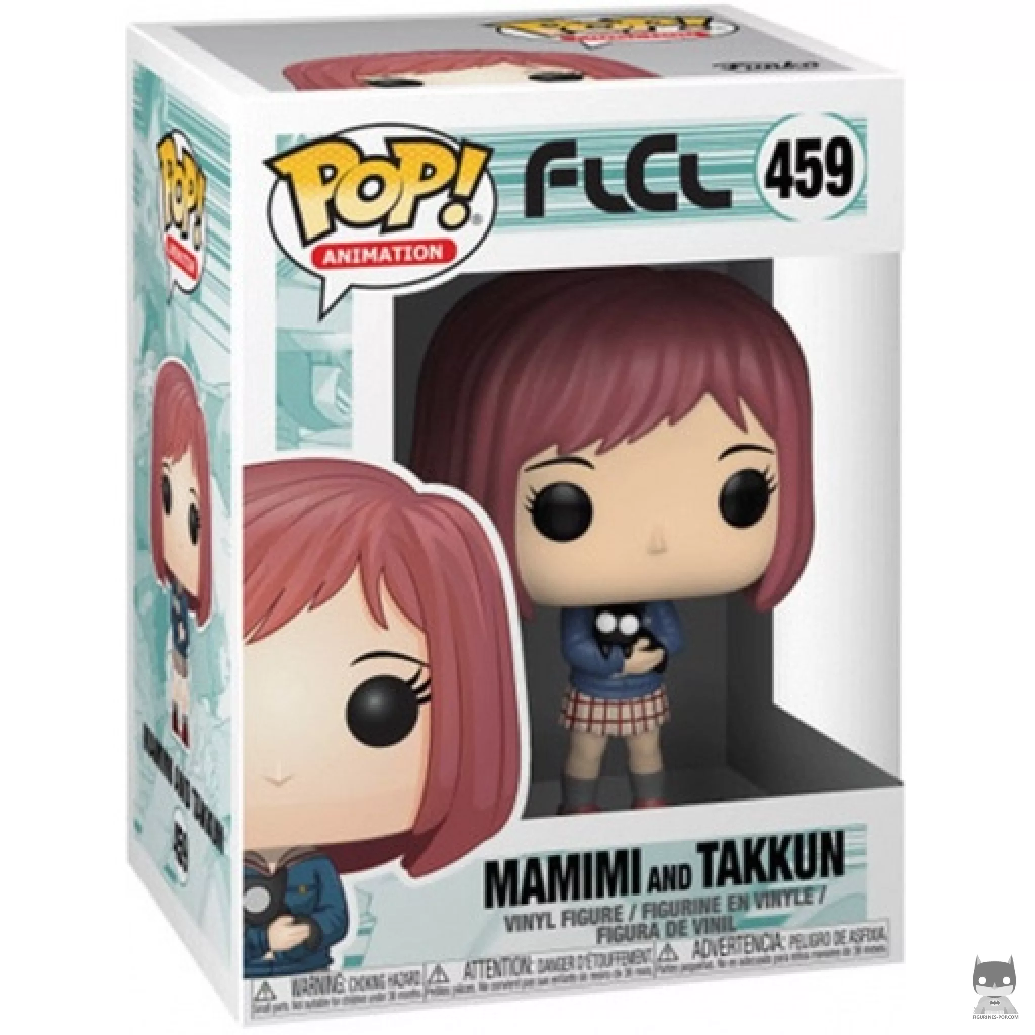 Mamimi with Takkun Funko Pop! figure in its box