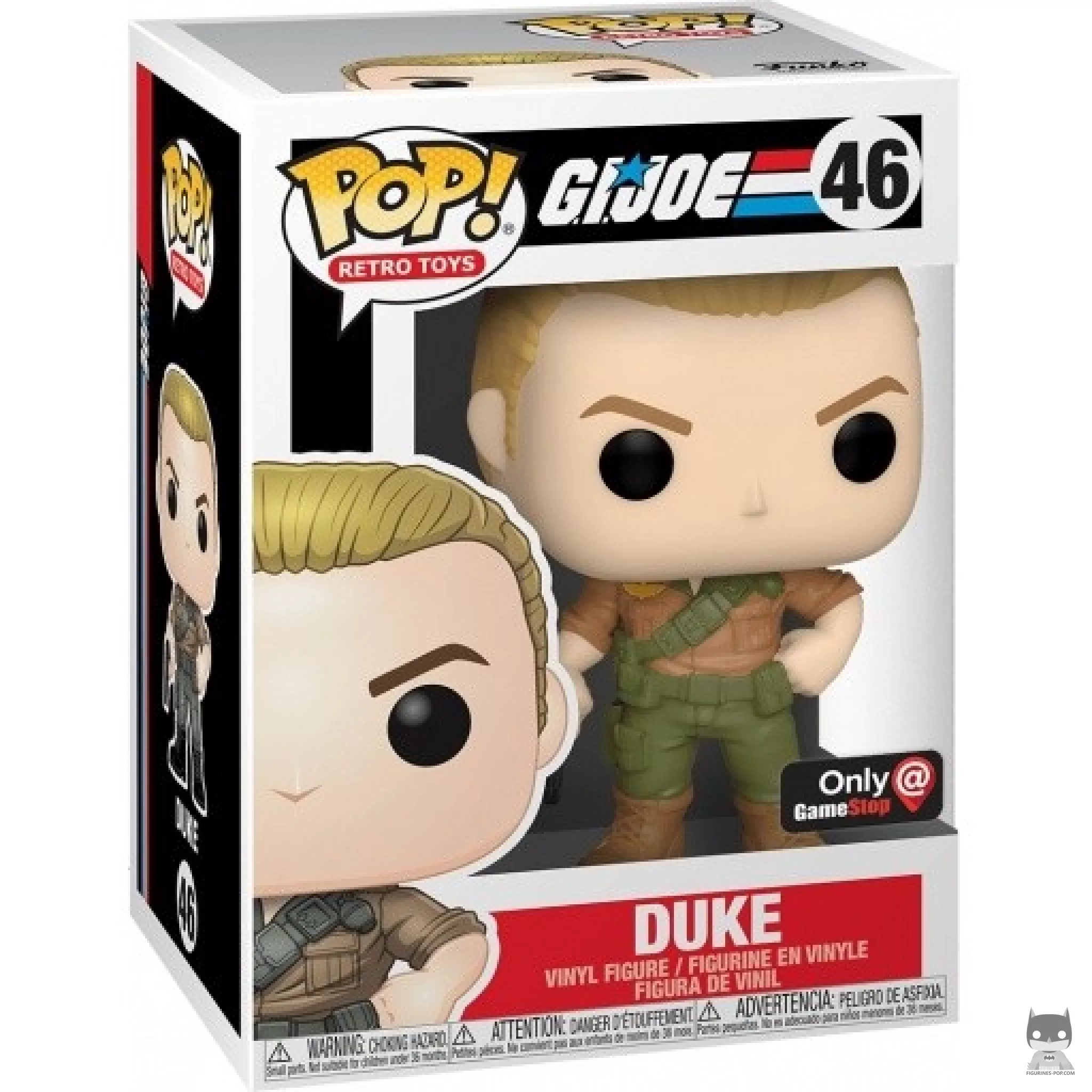 Duke Funko Pop! figure in its box