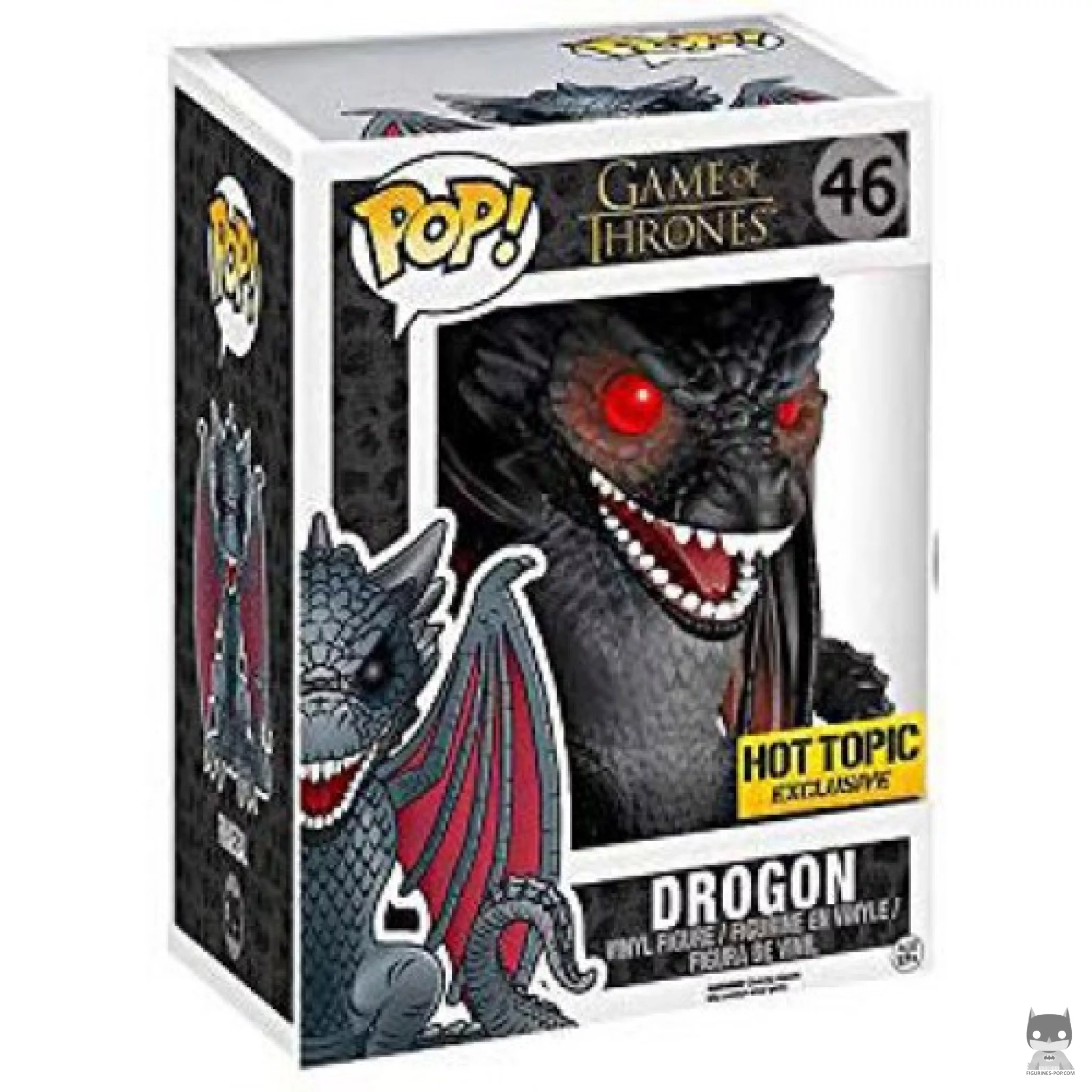 Drogon (Supersized) Funko Pop! figure in its box