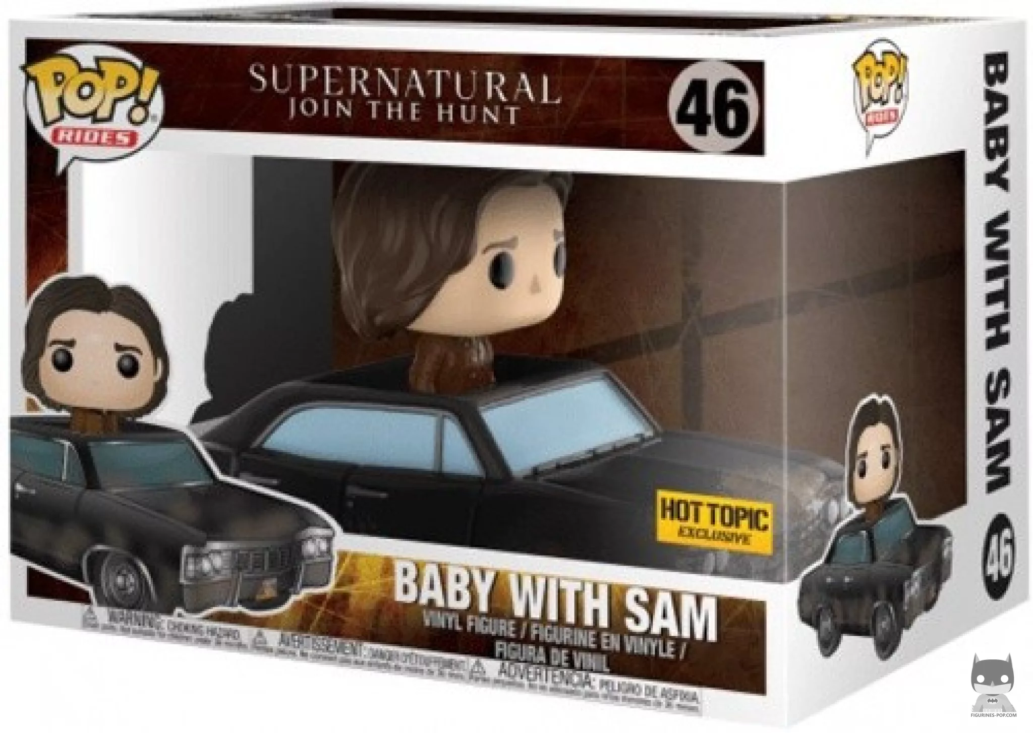 Baby with Sam Winchester Funko Pop! figure in its box